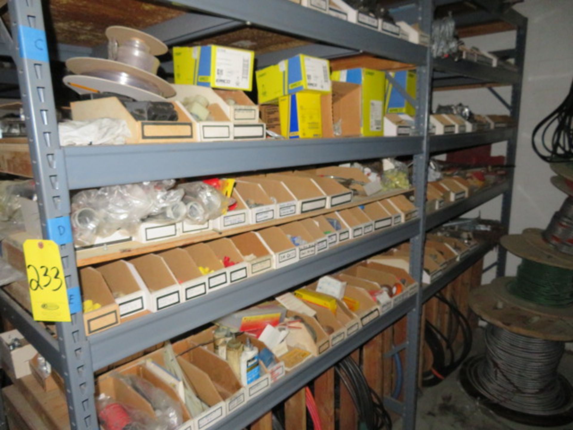 ASSORTED WIREMOLD, CLAMPS, HANGERS, WIRE NUTS AND ASSORTED ELECTRICAL SUPPLIES - Image 2 of 3