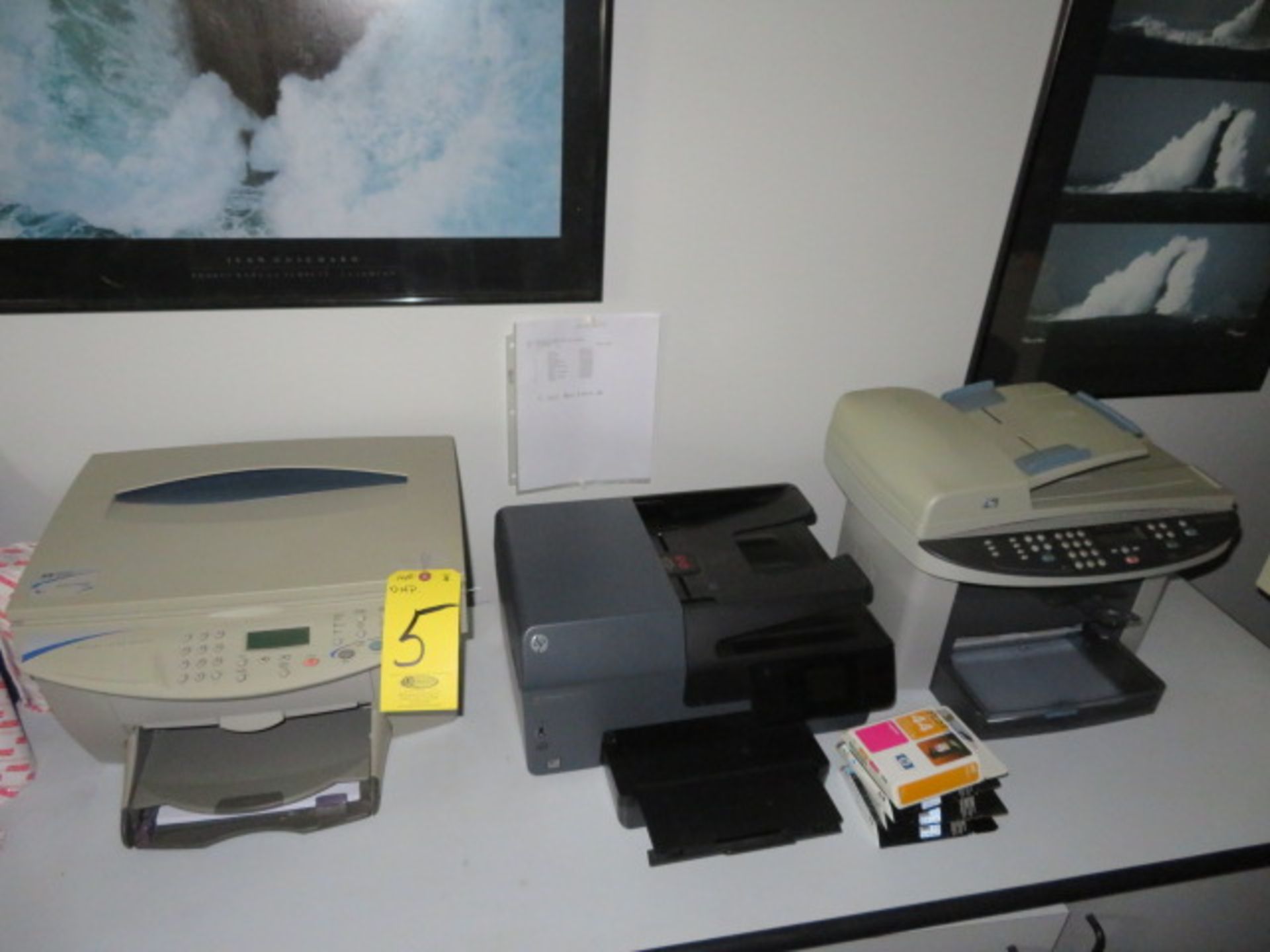 (3) HP ALL-IN-ONE PRINTERS