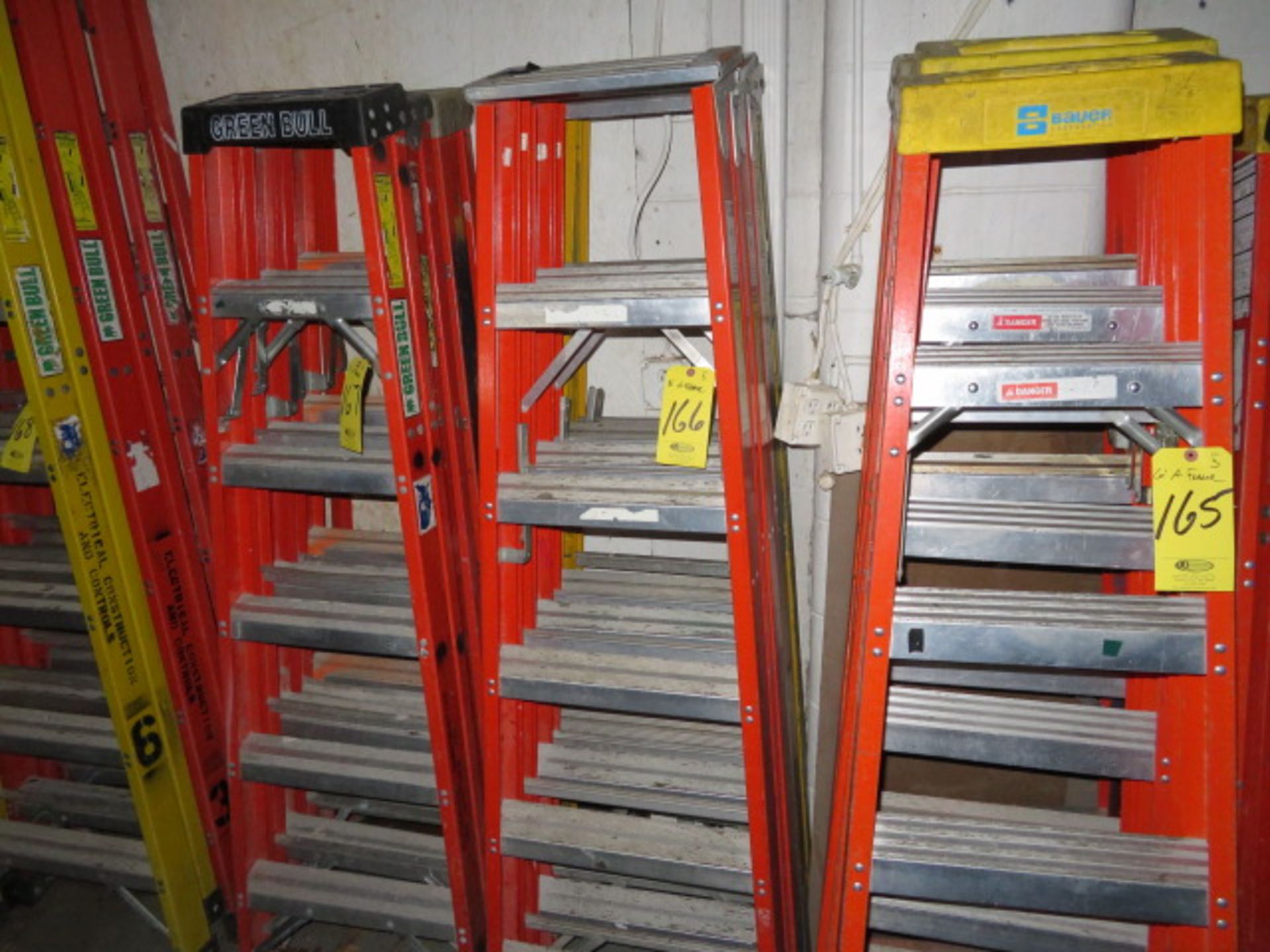 (3) FIBERGLASS 6' A-FRAME LADDERS