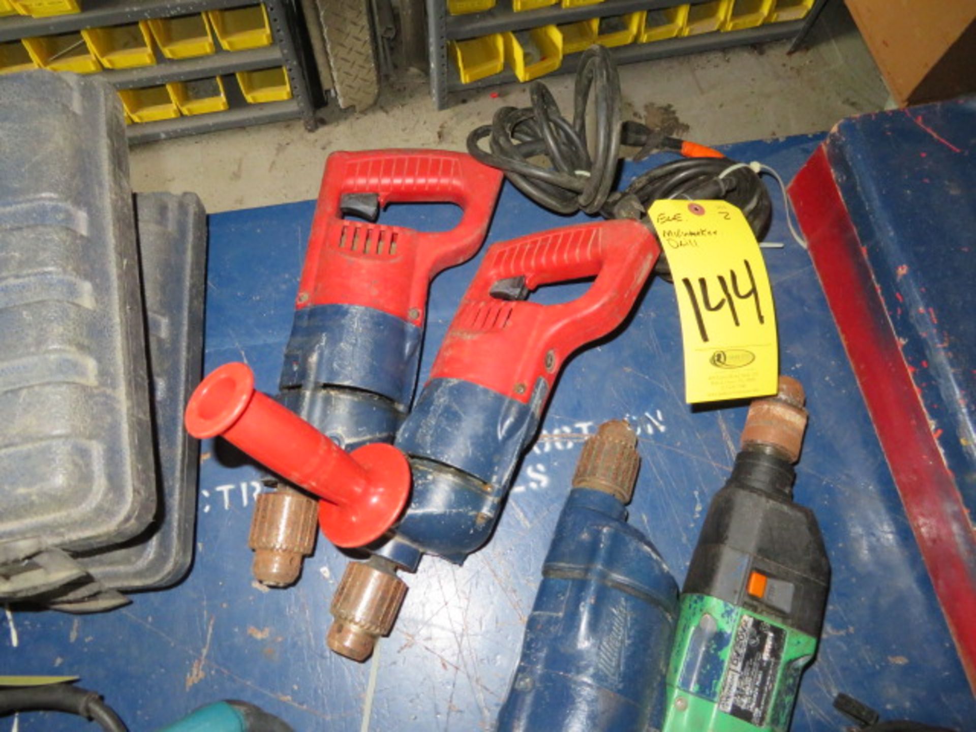 (2) MILWAUKEE 1/2" ELECTRIC DRILLS