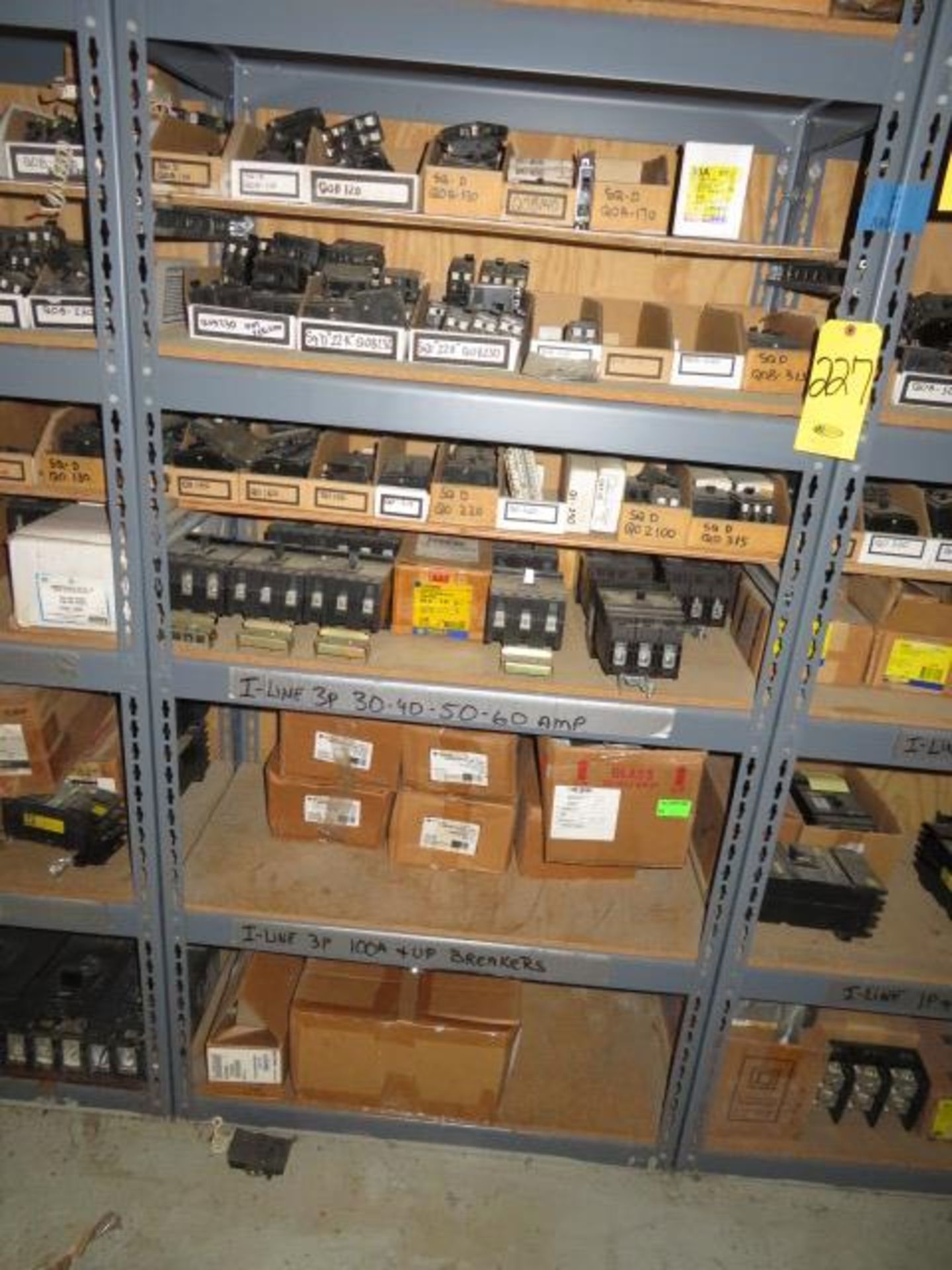 (4) SECTIONS ASSORTED CIRCUIT BREAKERS TO 200 AMP - Image 3 of 7