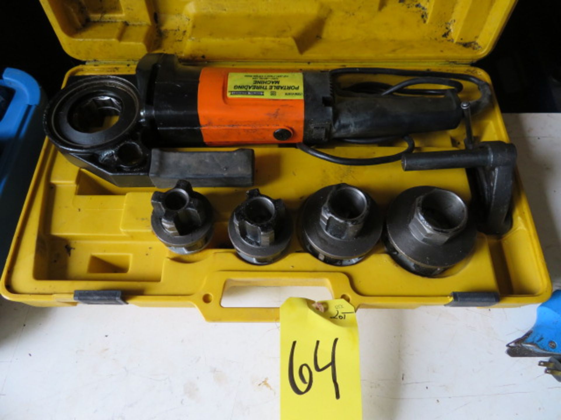 CENTRAL MACHINERY 1876 PORTABLE POWER THREADER W/ DIES