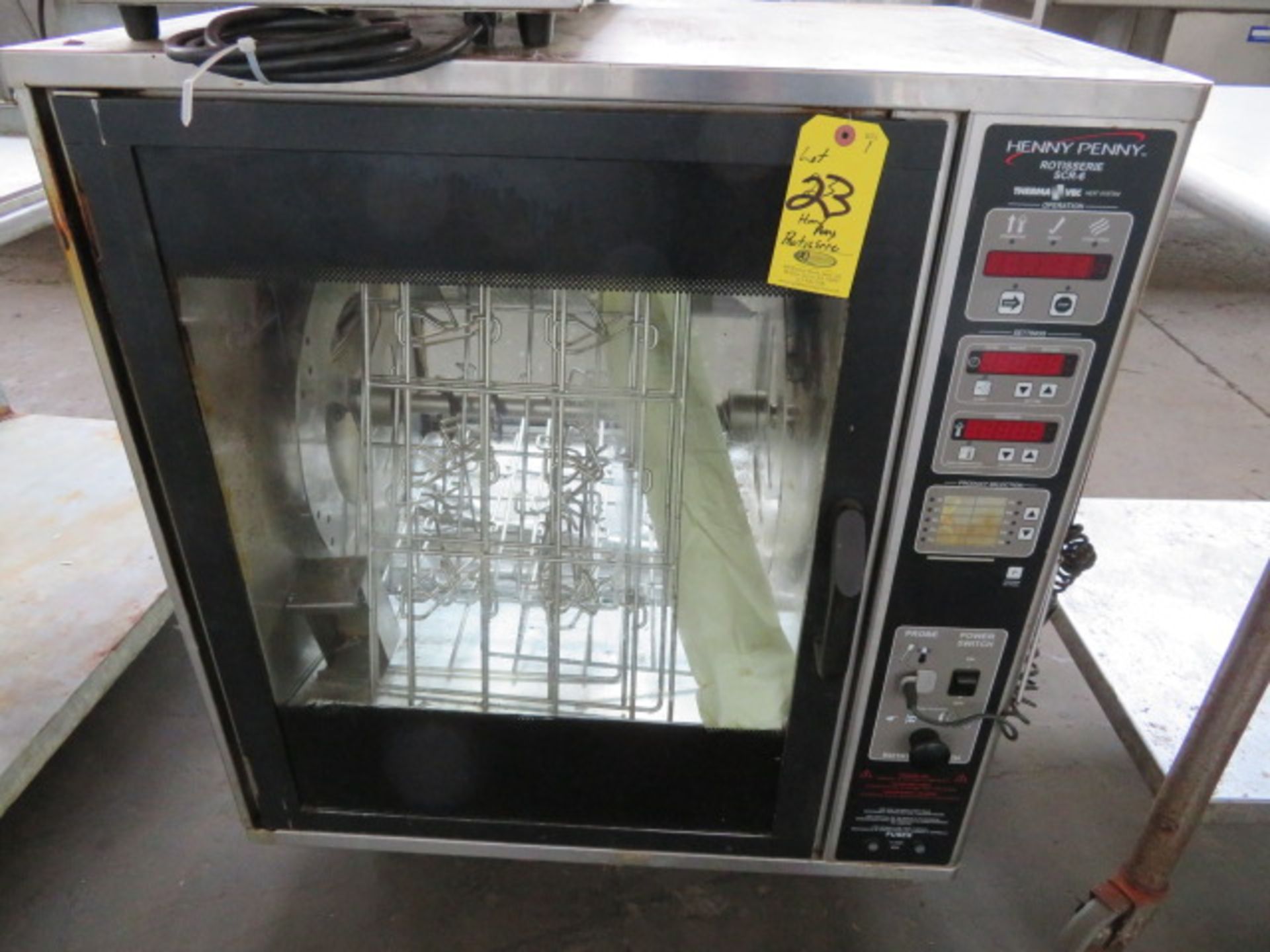 HENNY PENNY ROTISSERE SCR-6 18-BIRD ELECTRIC ROTISSERIE OVEN (Located - Phila.,PA)