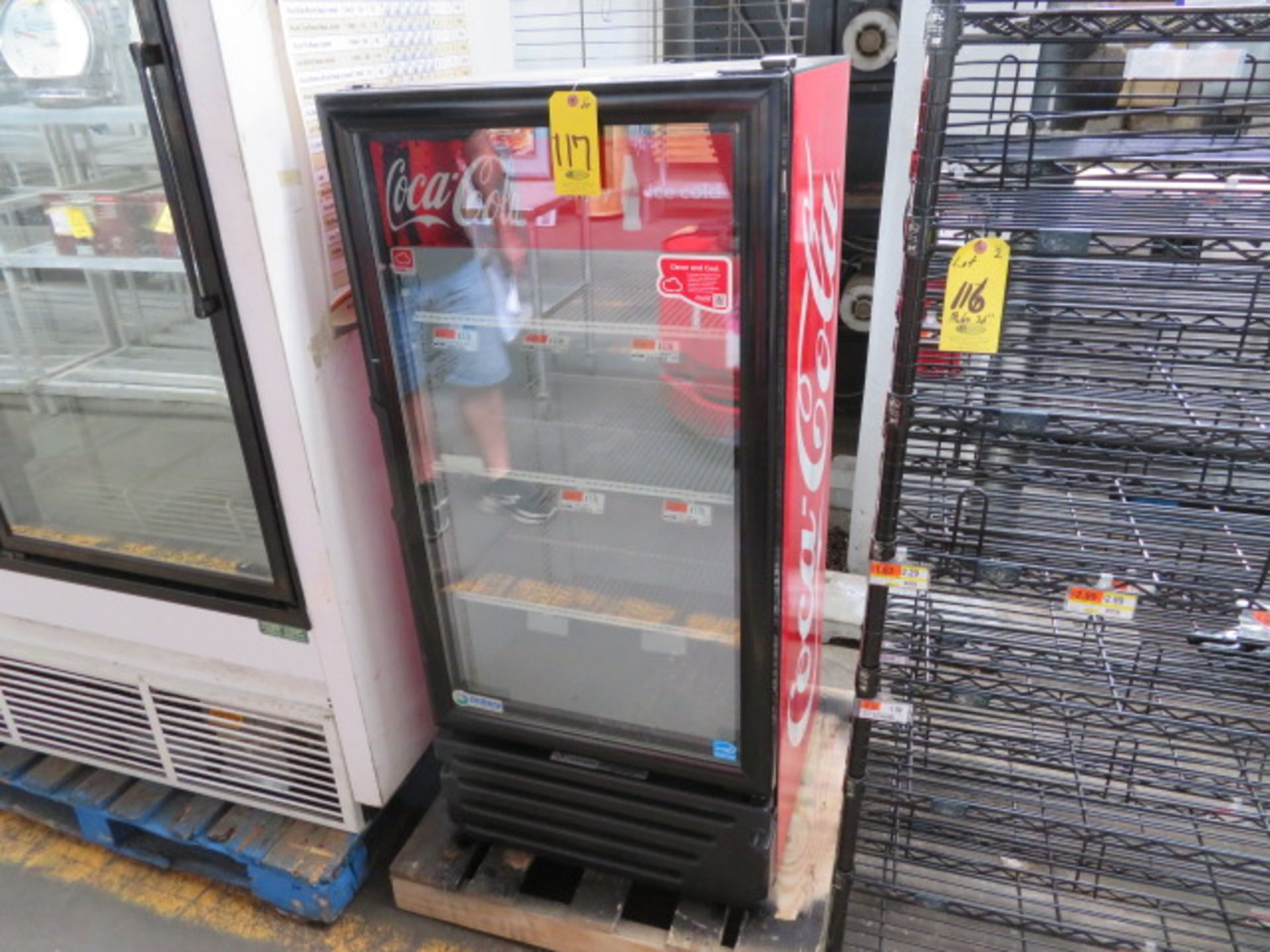 SINGLE DOOR COCA COLA MERCHANDISER REACH-IN (Located - Phila., PA)