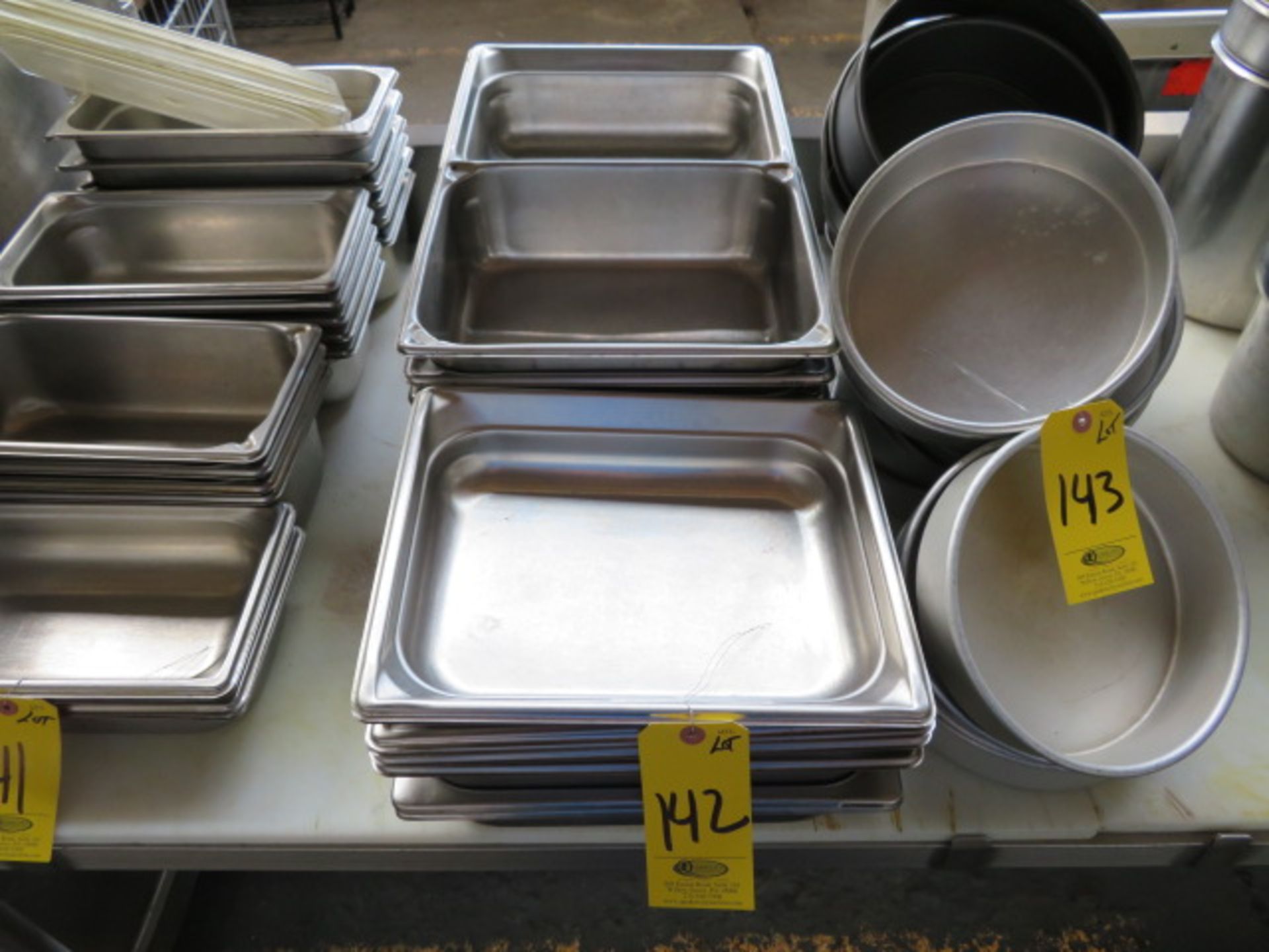 (23) 1/2 SS WARMING PANS (Located - Phila., PA)