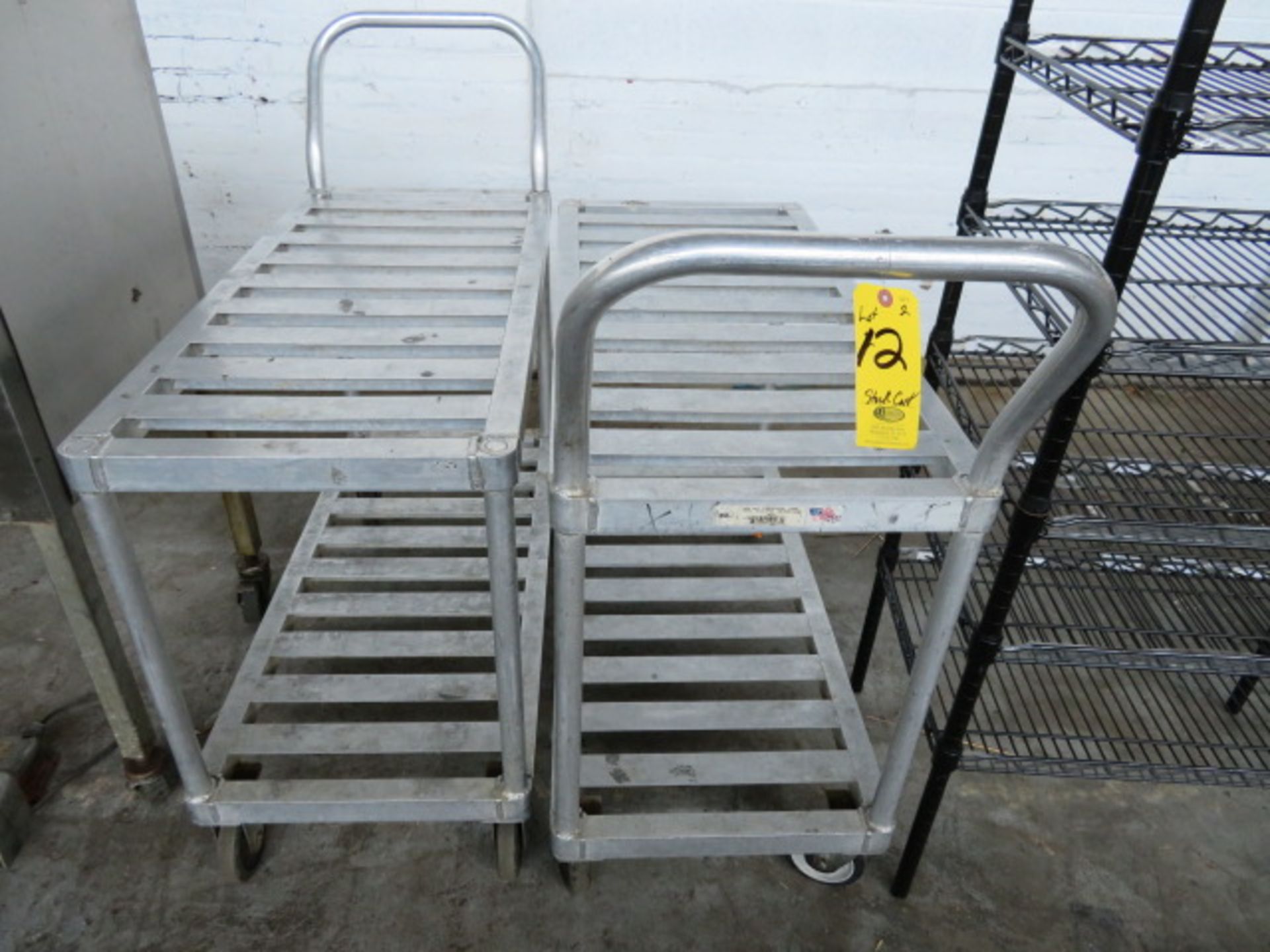 (2) NEW AGE 1420 ALUMINUN STOCK CARTS (Located - Phila.,PA)