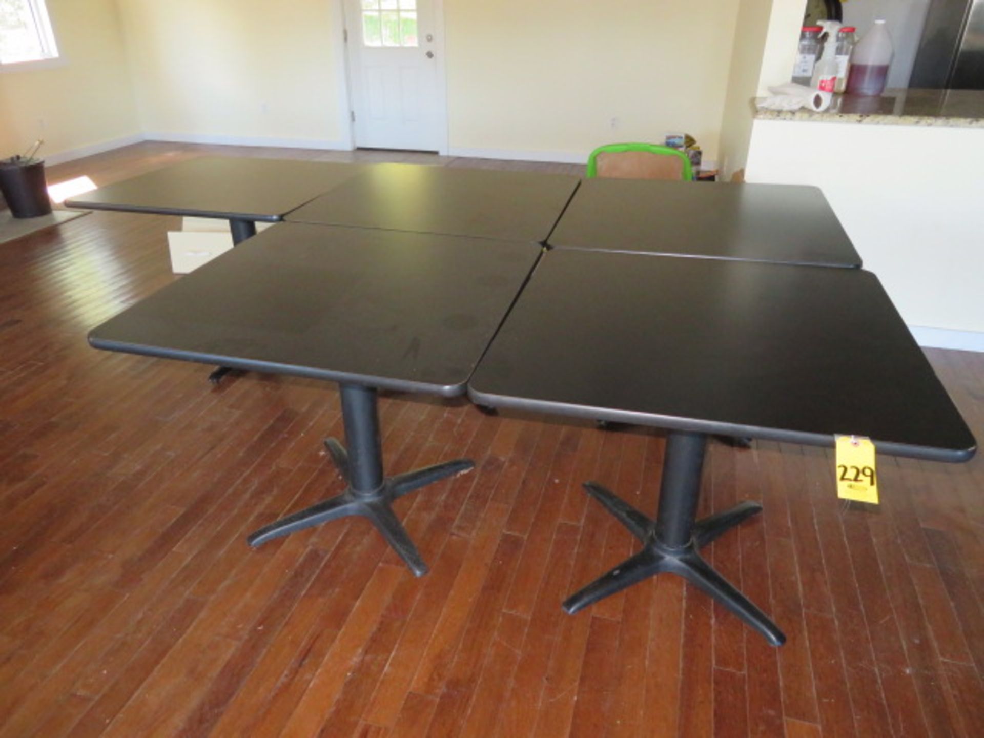 (3) 36" X 36" LAMINATE TOP TABLES 4-LEG SPIDER BASES (Located - Mays Landing, NJ) - Image 3 of 3