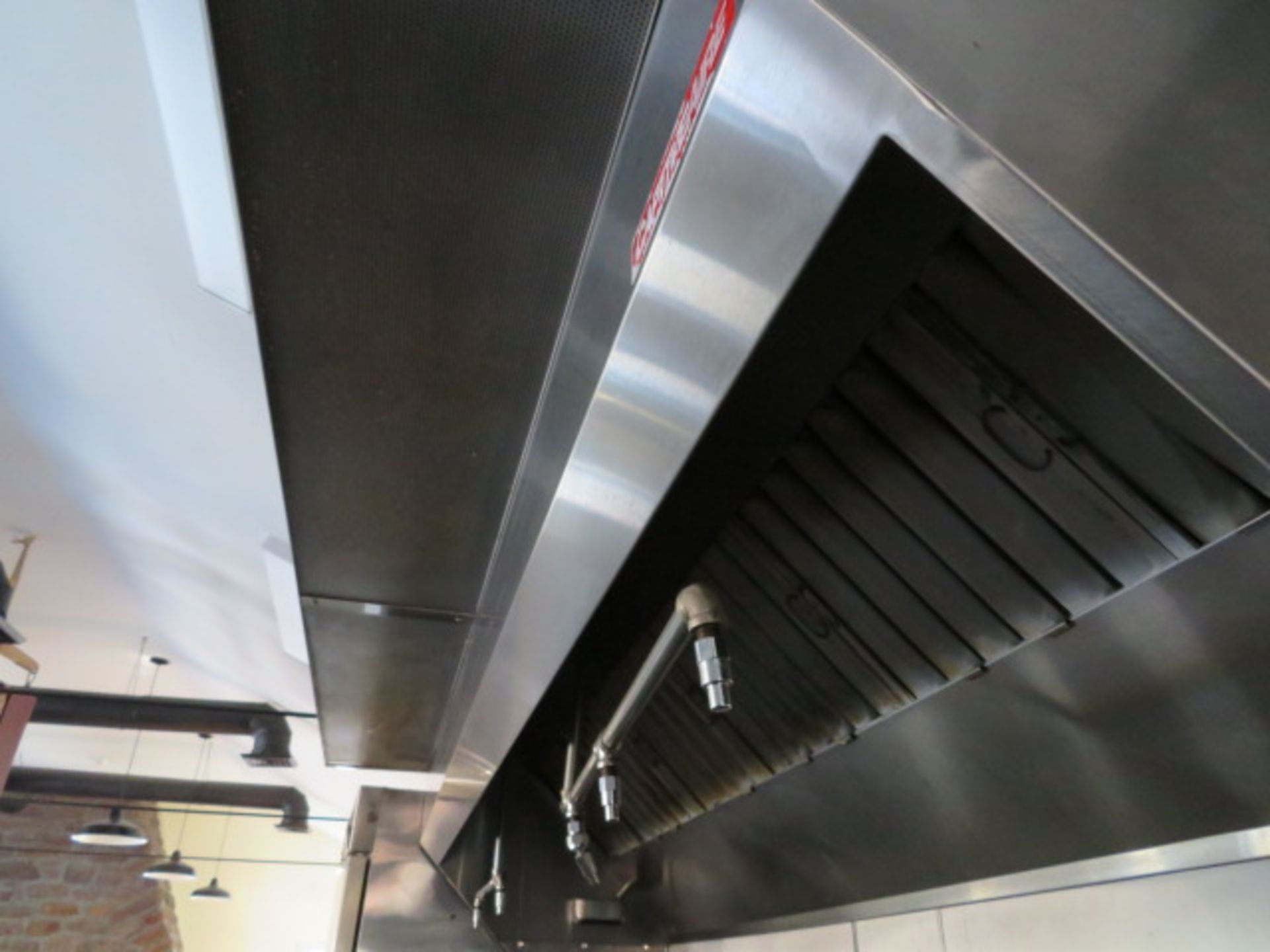 CAPITIVE AIRE 10' BACK SHELF HOOD, PROTEX II FIRE SUPRESSION, ENMCU2 AND HOOD CONTROL PANEL, MDL. - Image 3 of 10