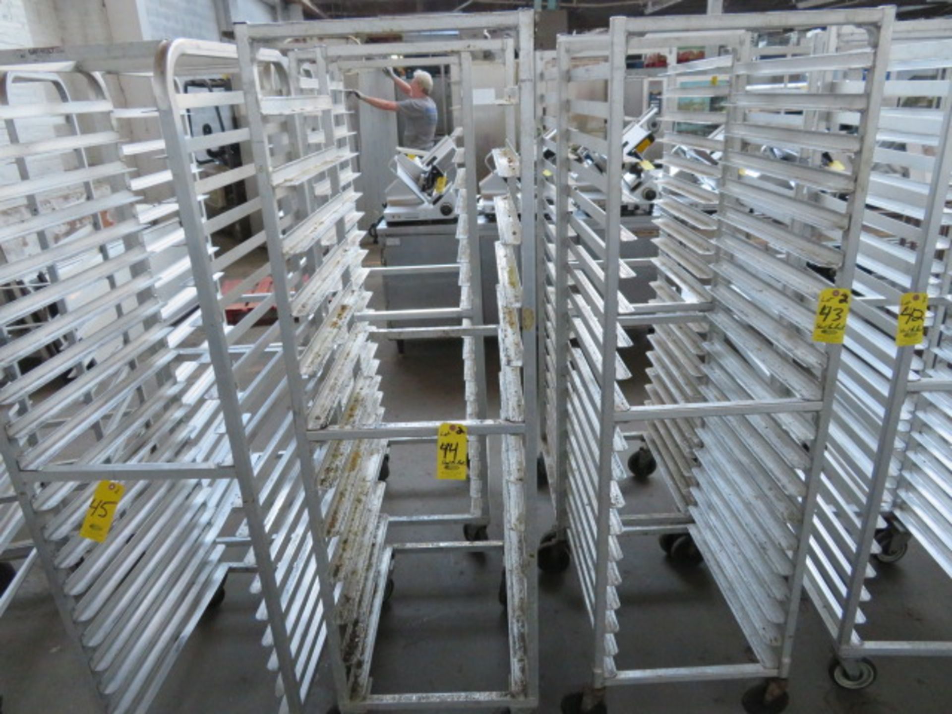 (2) ALUMINUM SHEET PAN RACKS (Located - Phila.,PA)