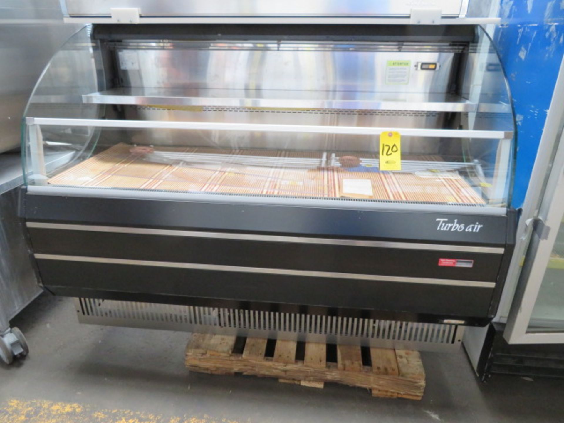 TURBO AIR SINGLE DECK OPEN S/C SELF-SERVE DISPLAY CASE, MDL. TOM-60LB (Located - Phila., PA)