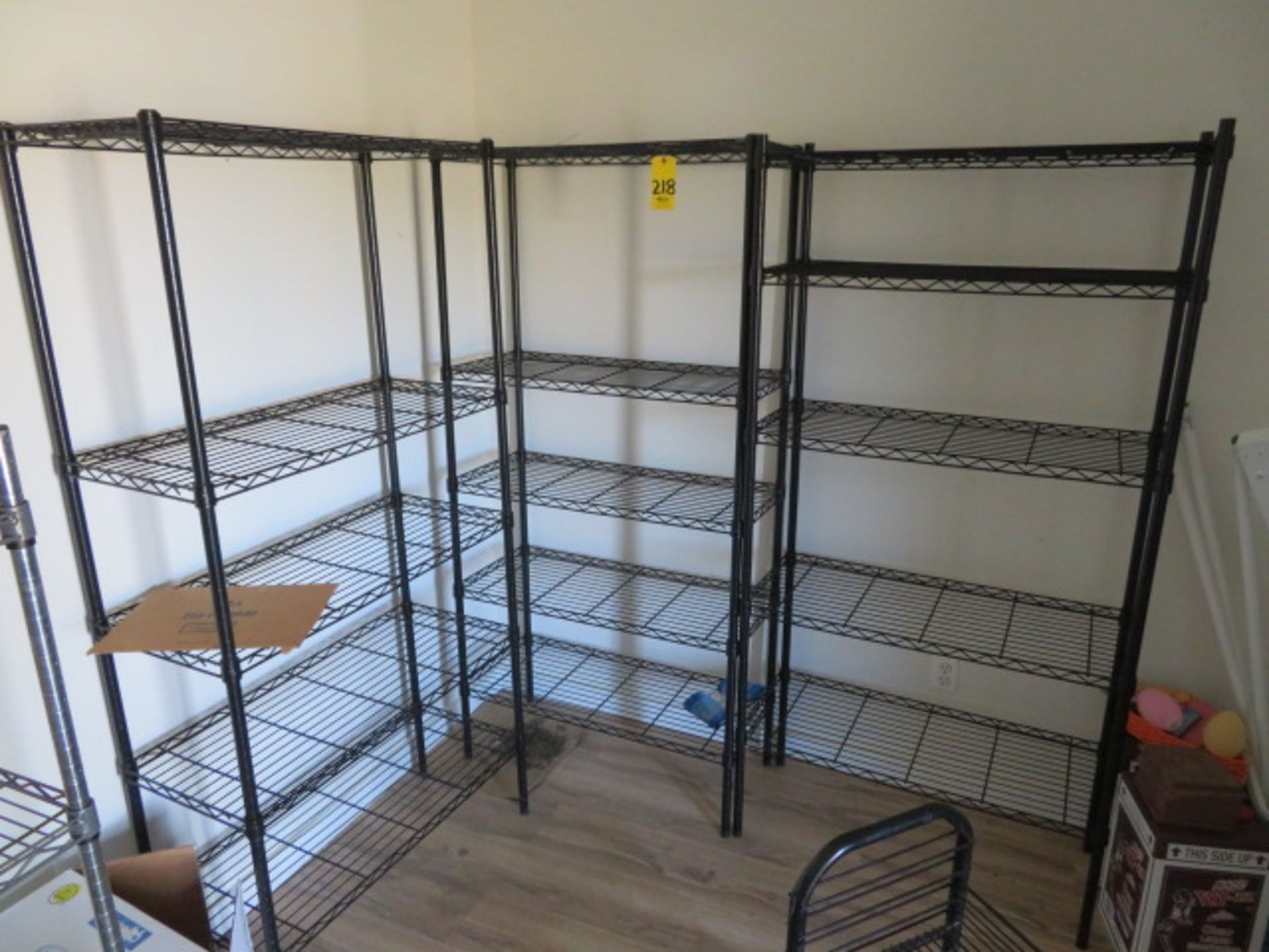 (4) 3' 5-SHELF WIRE RACKS (Located - Mays Landing, NJ) - Image 2 of 2