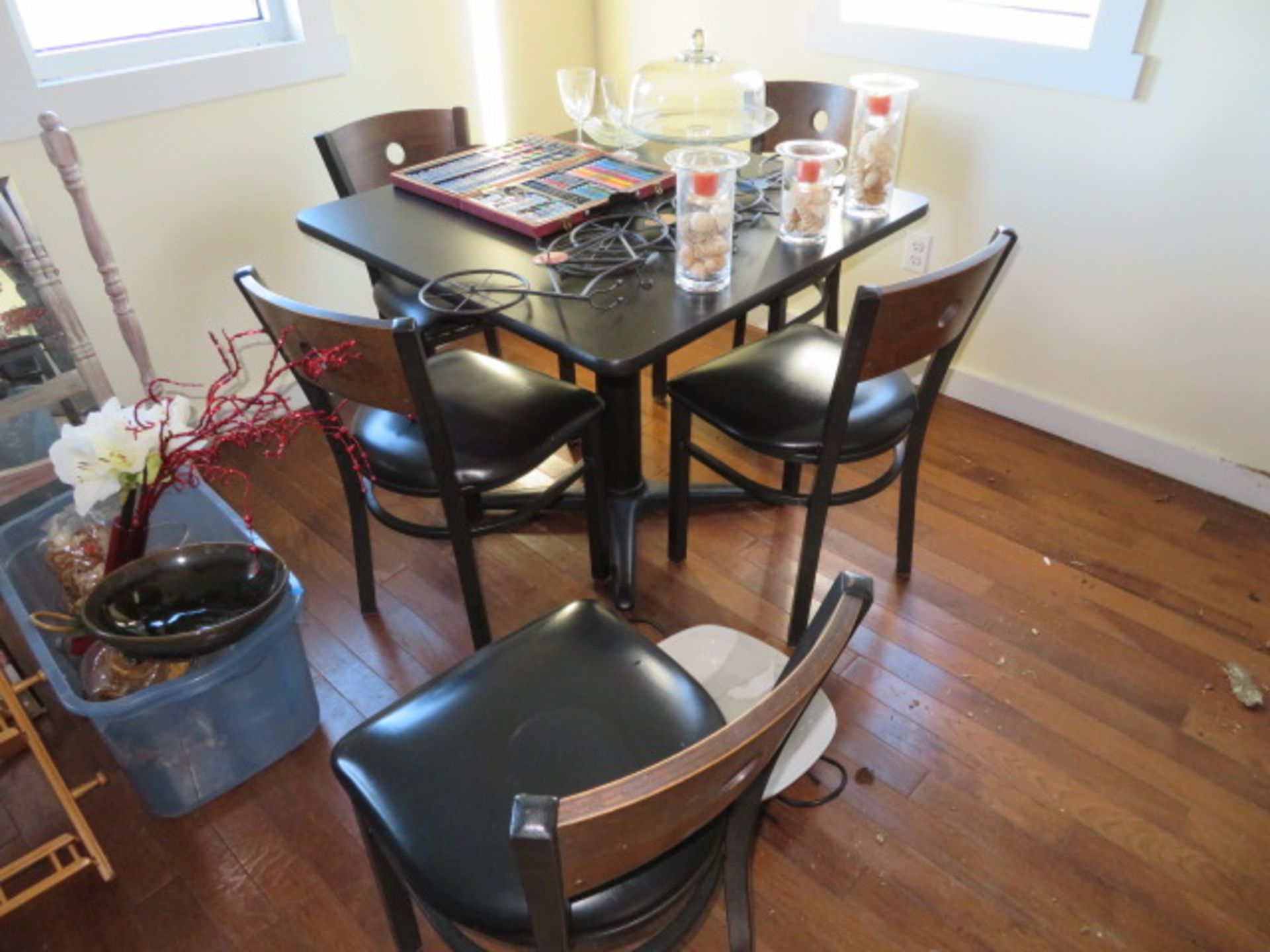(3) 36" X 36" LAMINATE TOP TABLES 4-LEG SPIDER BASES (Located - Mays Landing, NJ) - Image 2 of 3