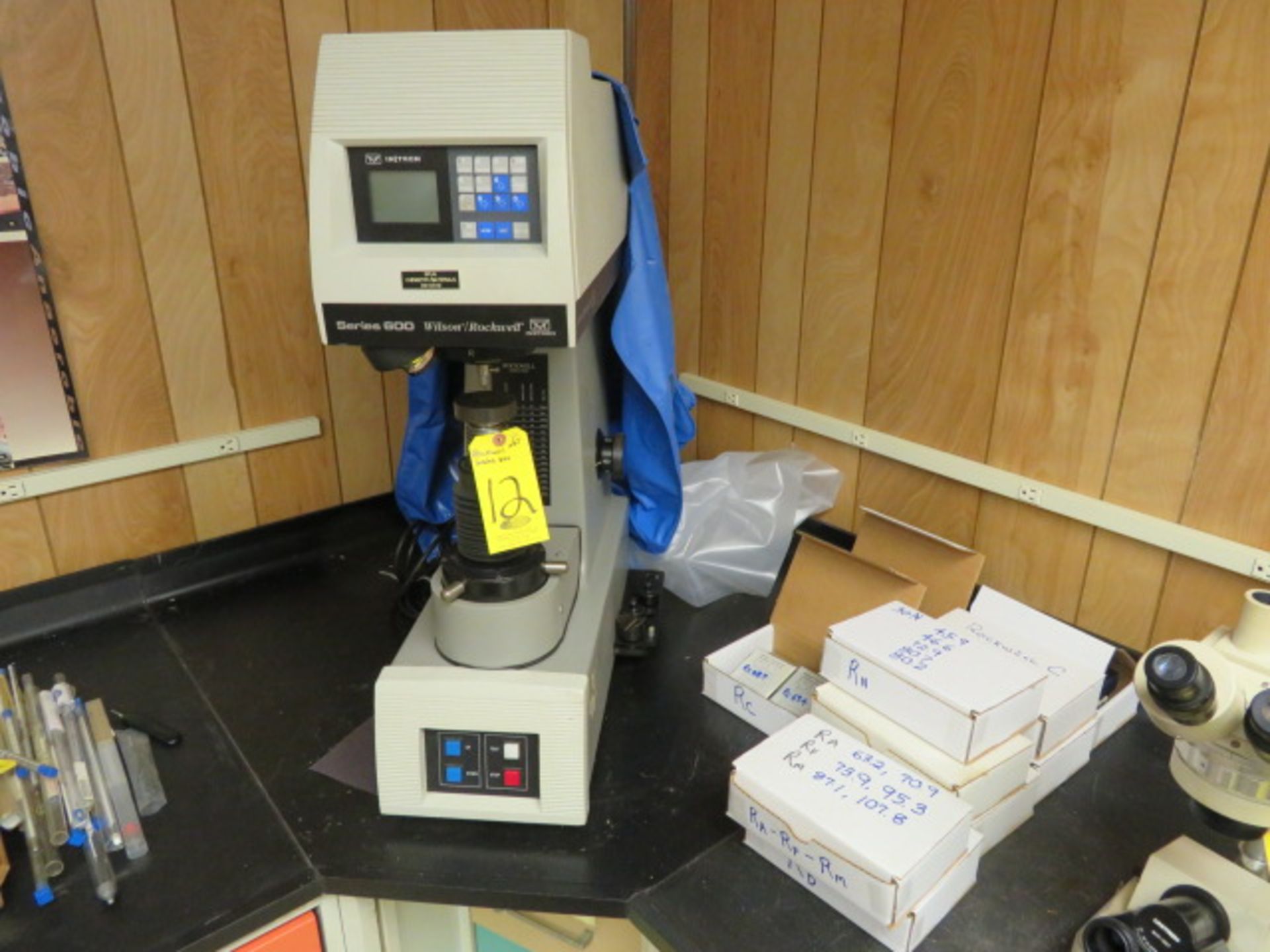 INSTRON WILSON/ROCKWELL SERIES 600 Digital HARDNESS TESTER, MDL. A653T