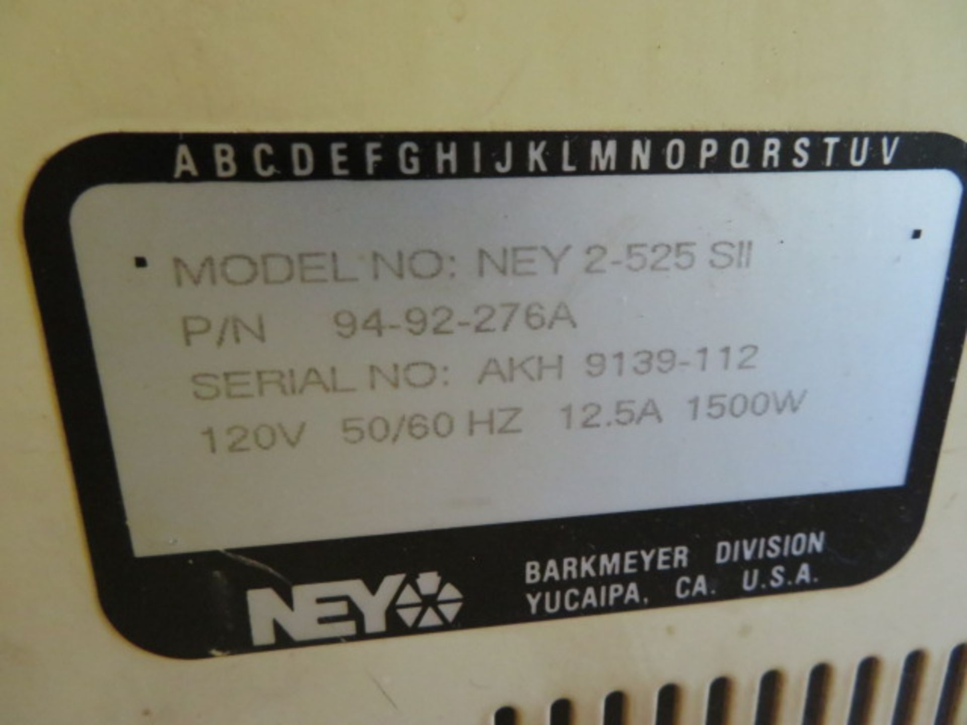 NEYO NEY2-525 S11 BURN OFF FURNACE W/ ETCHER POWER SUPPLY, PROGRAMMABLE, 0-2000 DEG F - Image 2 of 3