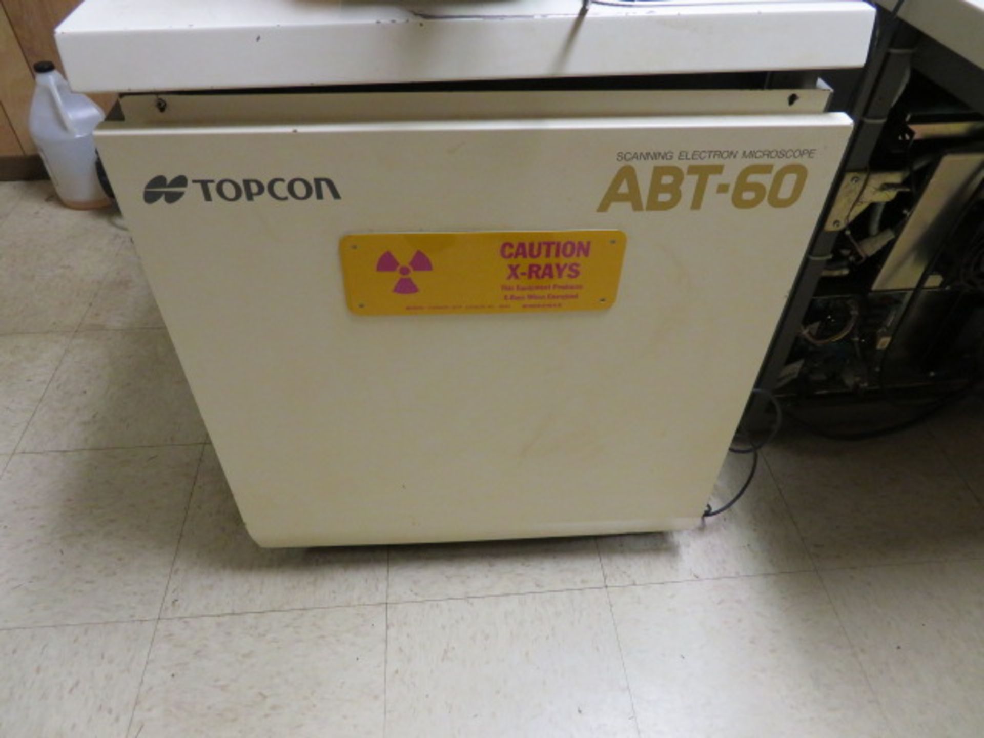 TOPCON ABT-60 SCANNING ELECTRON MICROSCOPE, CONTROLLER, PC - Image 3 of 5