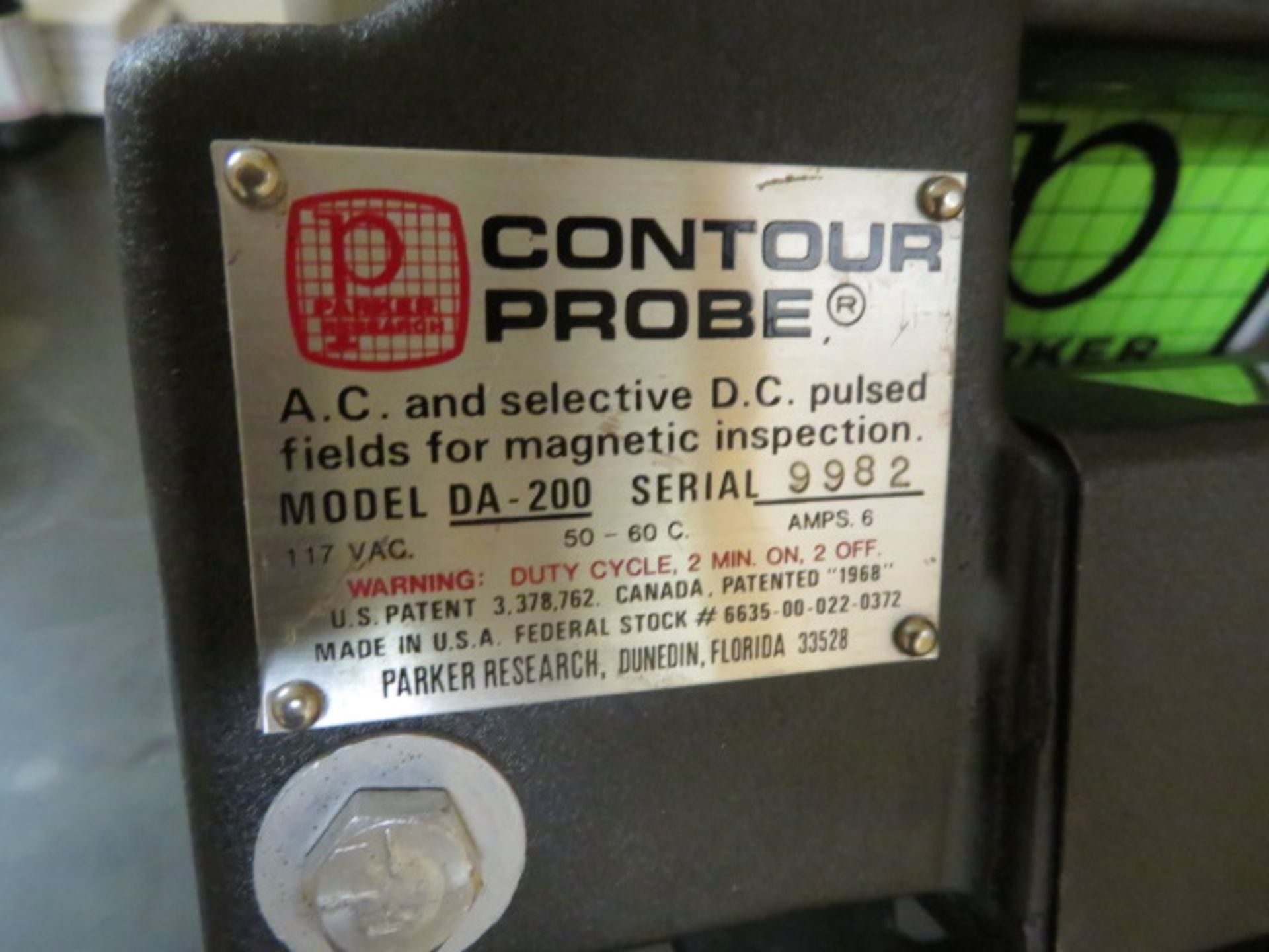 PARKER RESEARCH DA-200 CONTOUR PROBE - Image 2 of 3