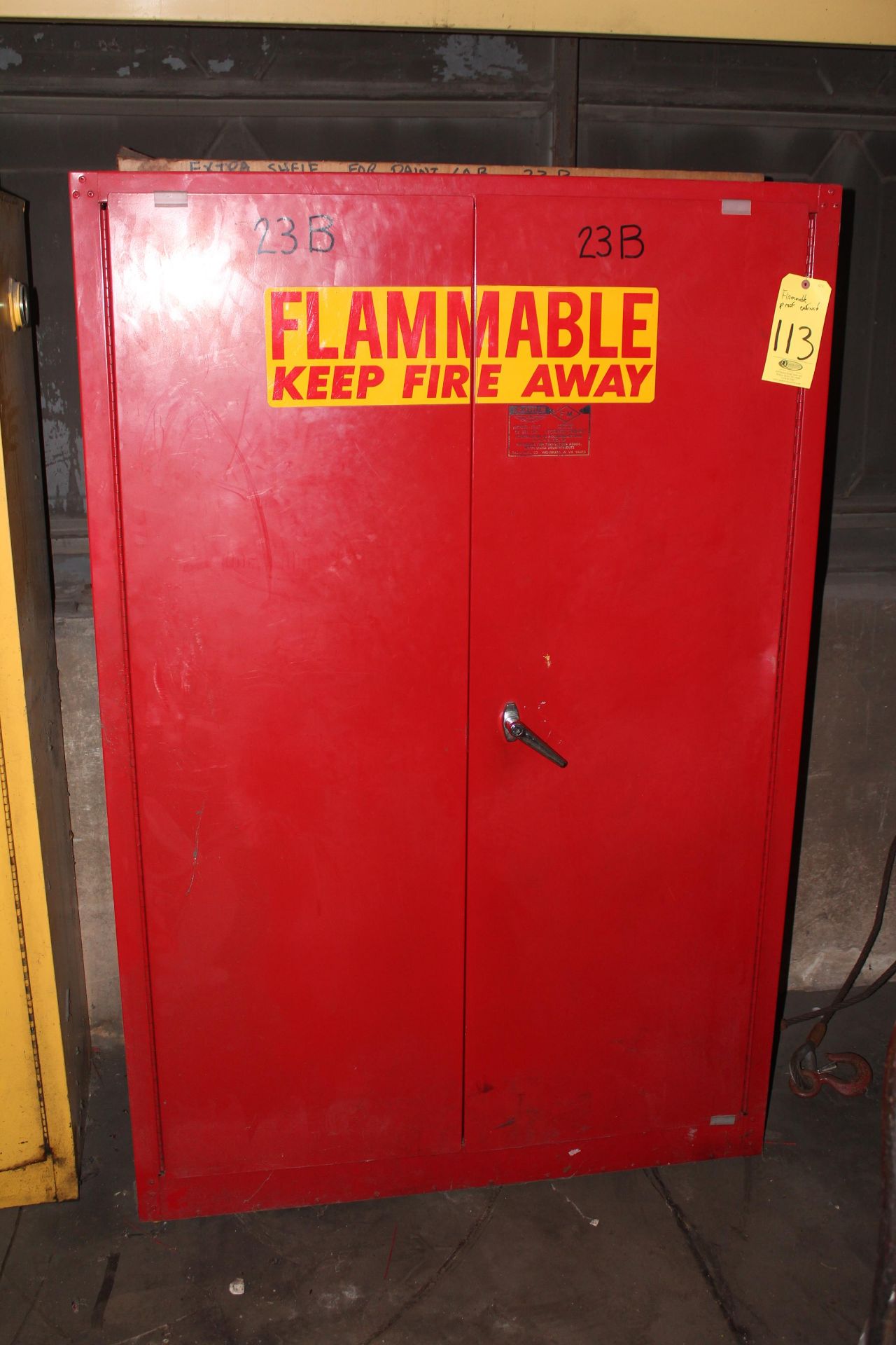 DD FLAMMABLE PROOF CABINET