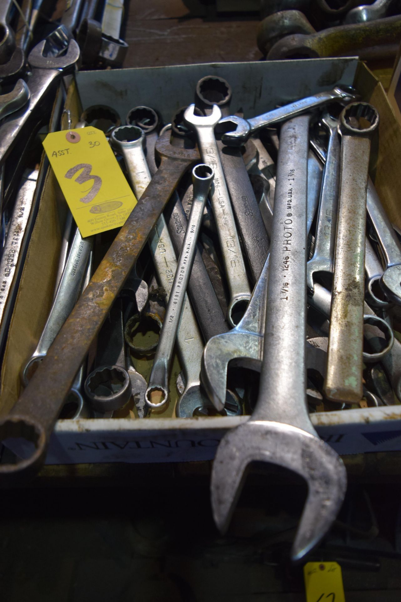 (30) ASSORTED WRENCHES