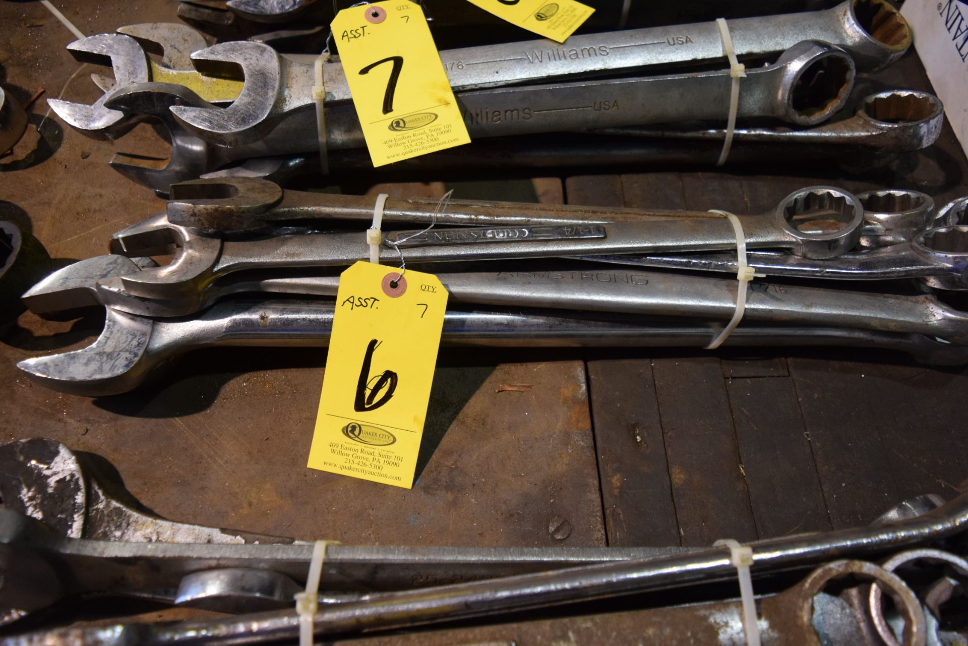 (7) ASSORTED WRENCHES