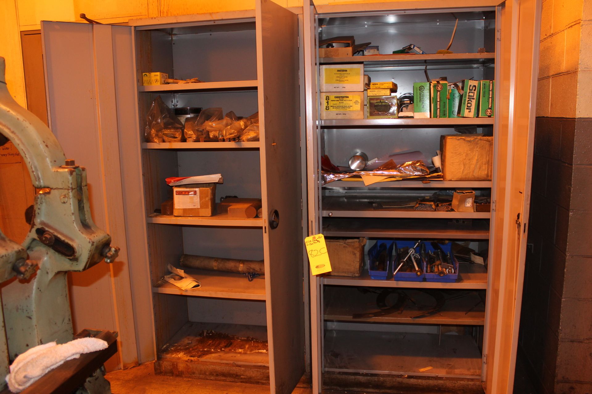 (2) DD SUPPLY CABINET WITH CONTENTS