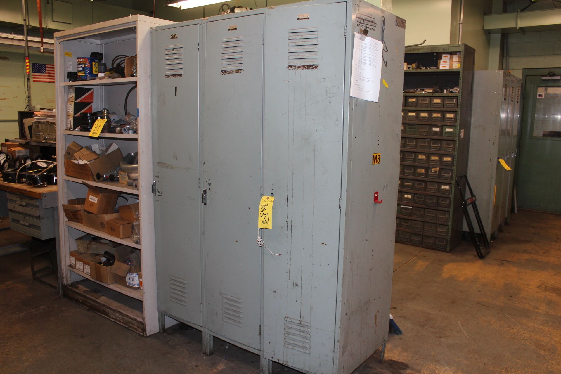 (6) LOCKERS & DD SUPPLY CABINET - Image 2 of 2