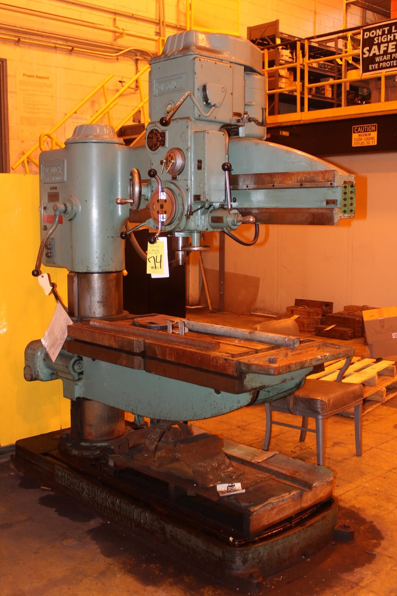 FOSDICK 4' RADIAL ARM DRILL - Image 2 of 3