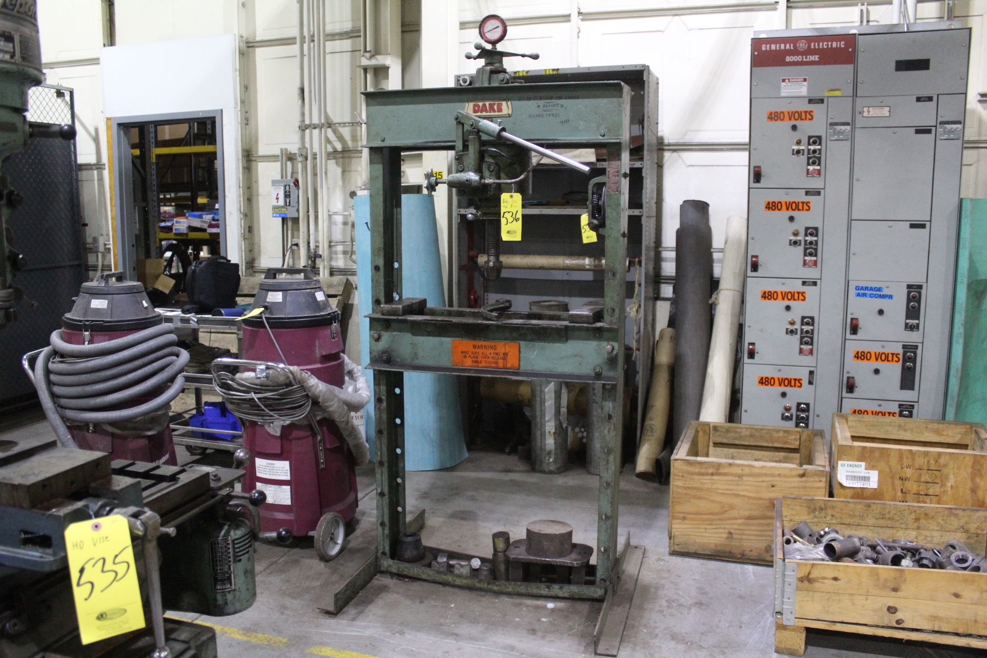 DAKE 501 HYDRAULIC H-FRAME PRESS