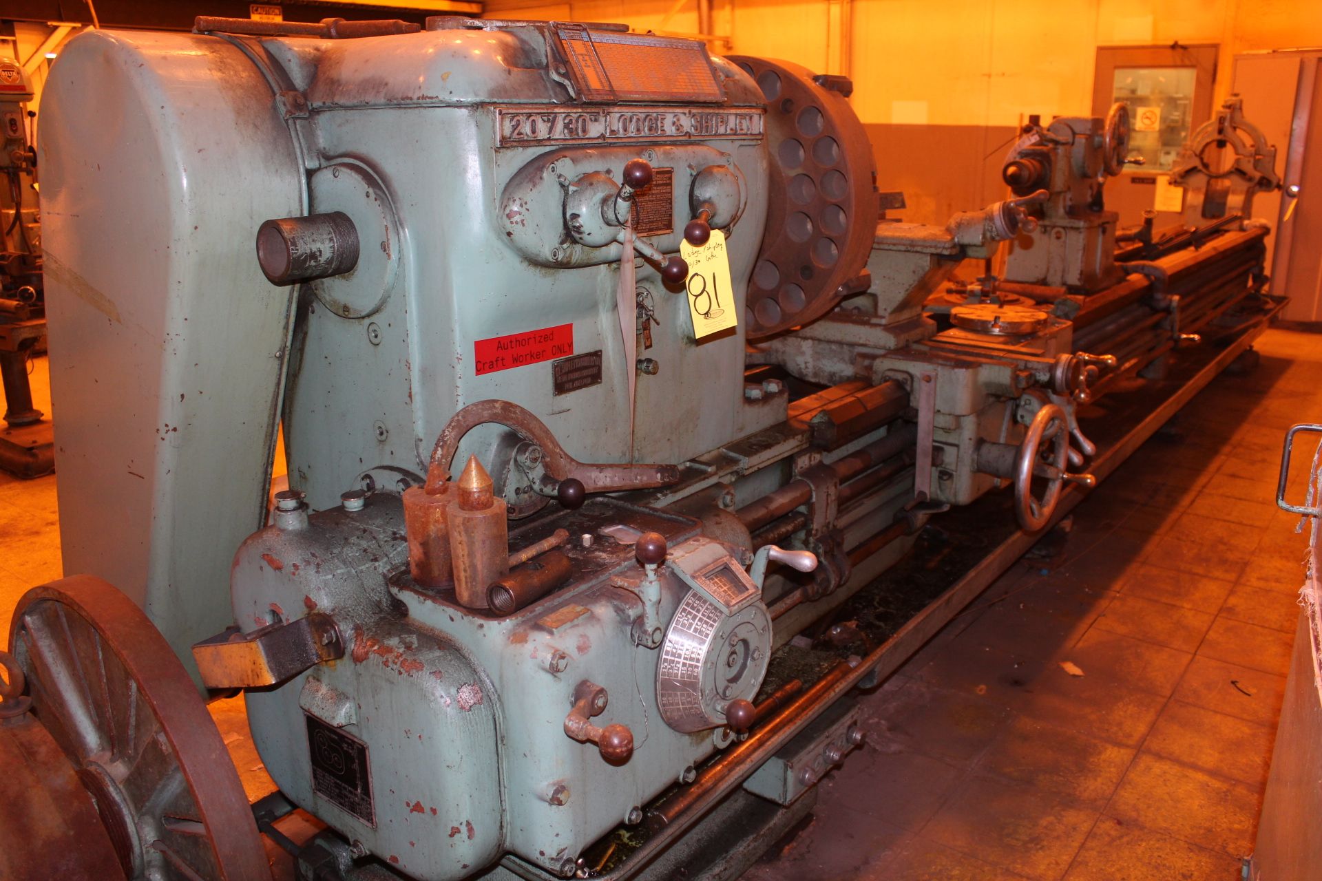 LODGE & SHIPLEY 20/30 IN. GAP BED ENGINE LATHE - Image 2 of 2