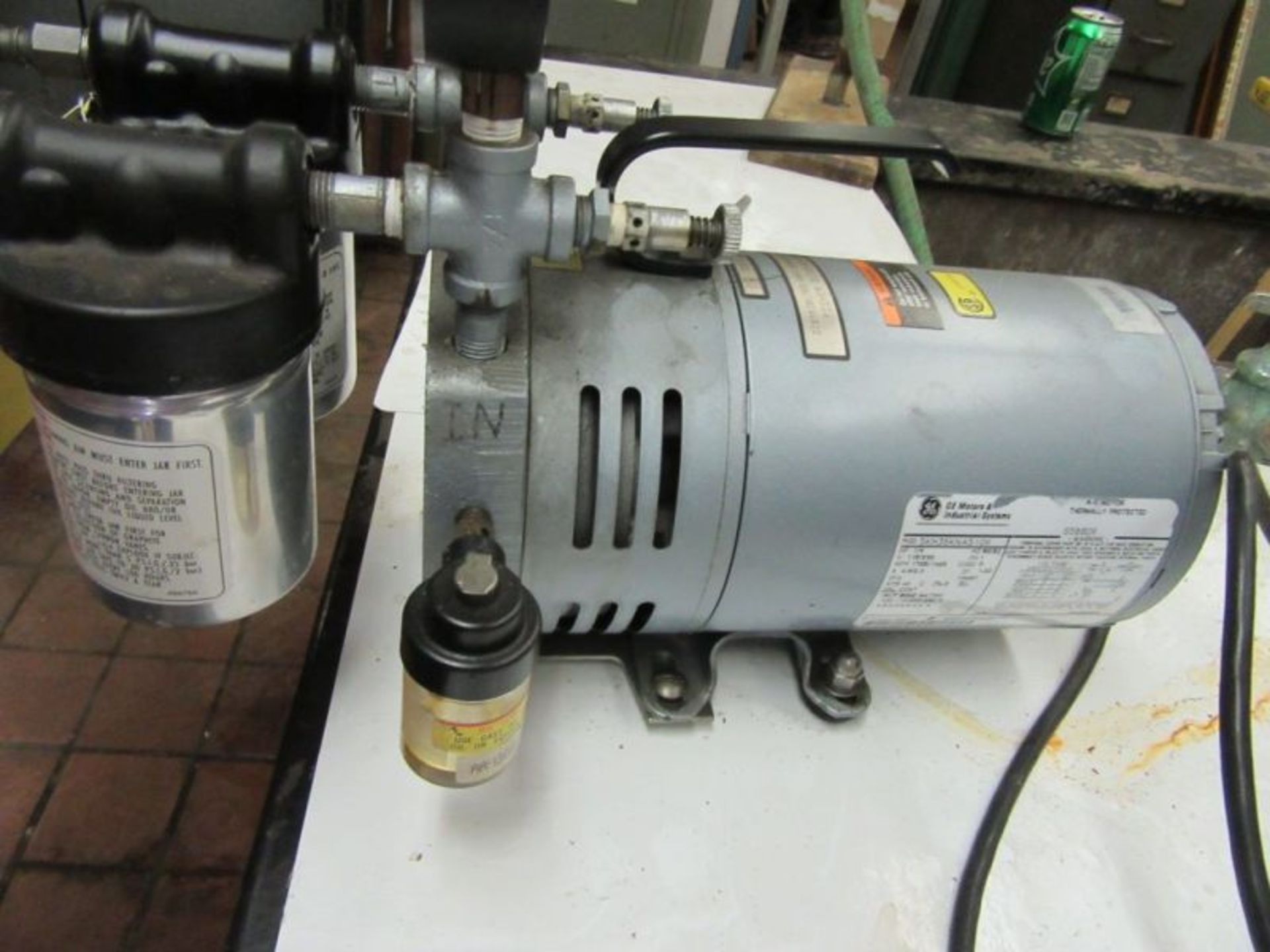 GE VACUUM PUMP. MODEL 5KH36KNA510X, 1/4 HP, 115/230 VOLT - Image 5 of 6