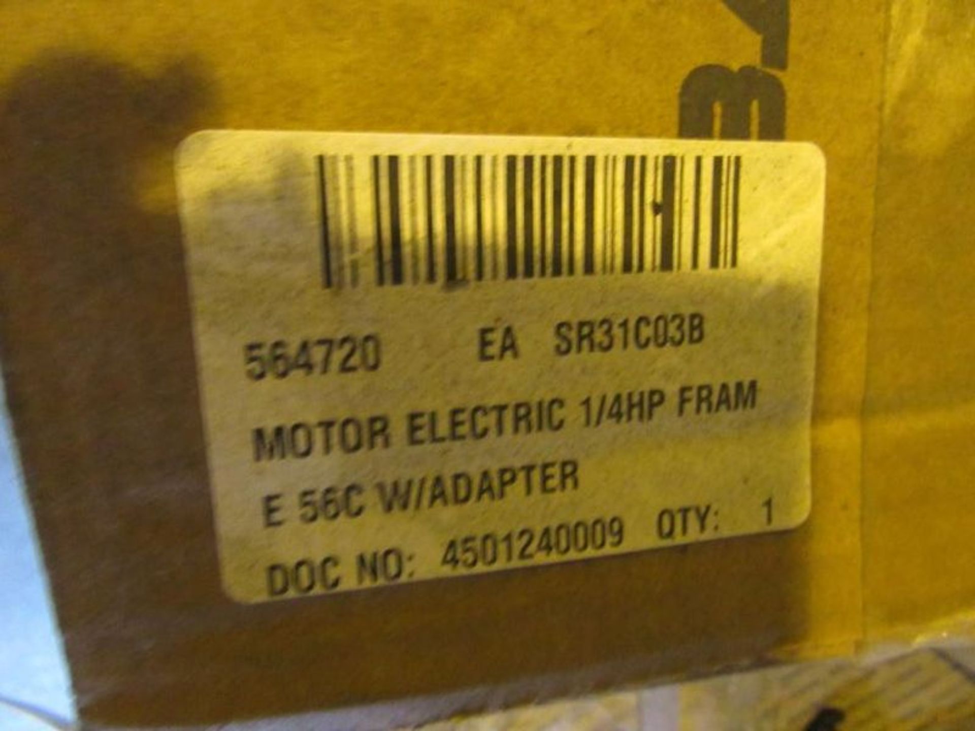 (3) ELECTRIC MOTORS. NEW IN BOX - Image 4 of 4