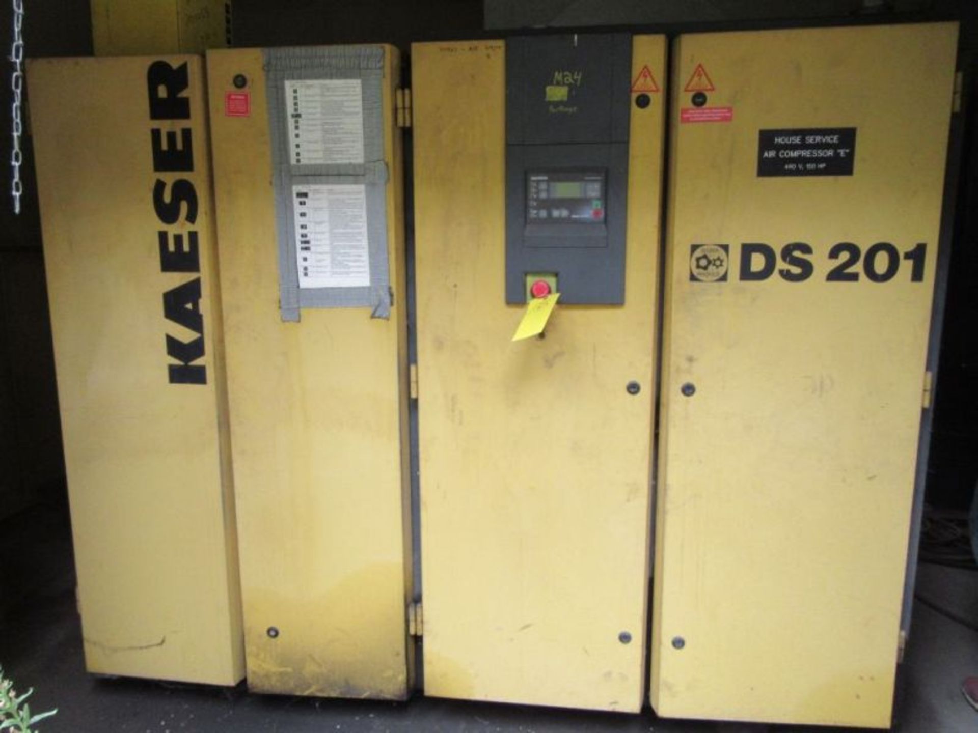 KAESER DS201 150 HP AIR COMPRESSER W/ SHED