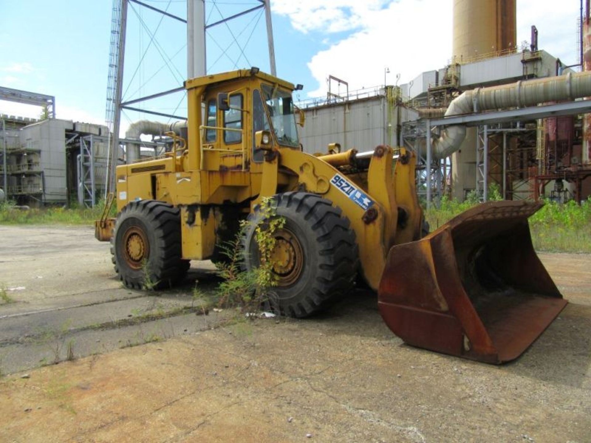 KAWASAKI KSS95ZII ARTICULATING RUBBER TIRE LOADER. S/N SKW8-159. HOURS 0172…