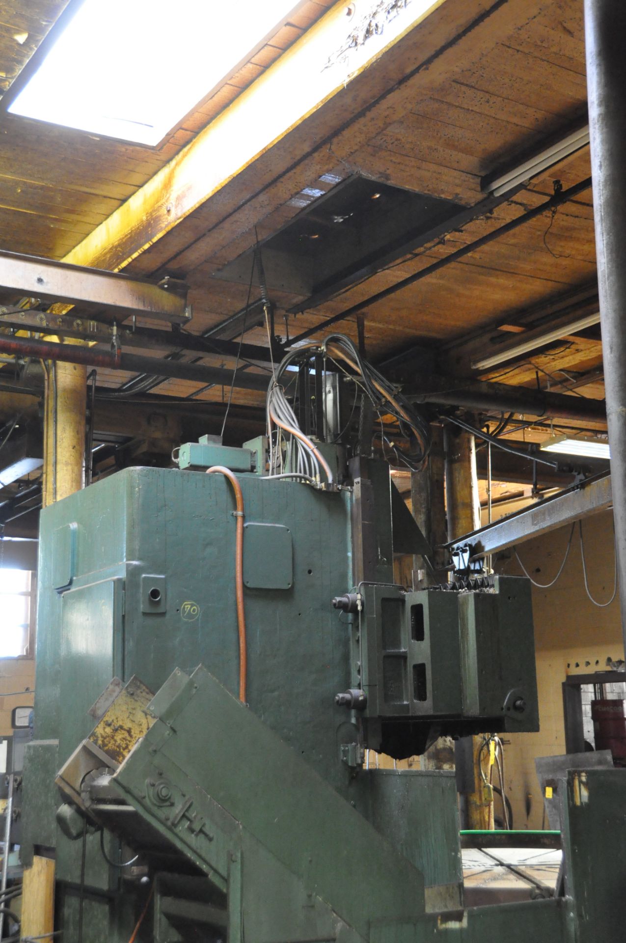 WEBSTER BENNETT CNC VERTICAL BORING MILL, 72" DIA. TABLE, 4 JAW CHUCK… - Image 7 of 8