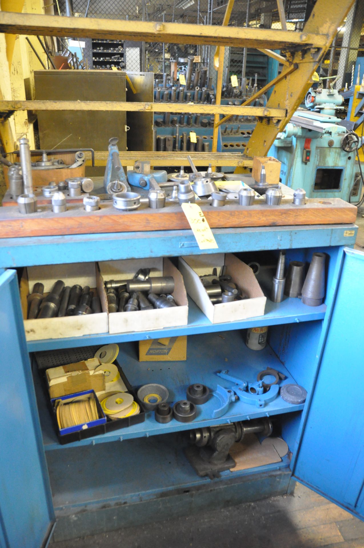 (1) CABINET WITH ASSORTED TOOLING AND TOOL FIXTURE - Image 2 of 2