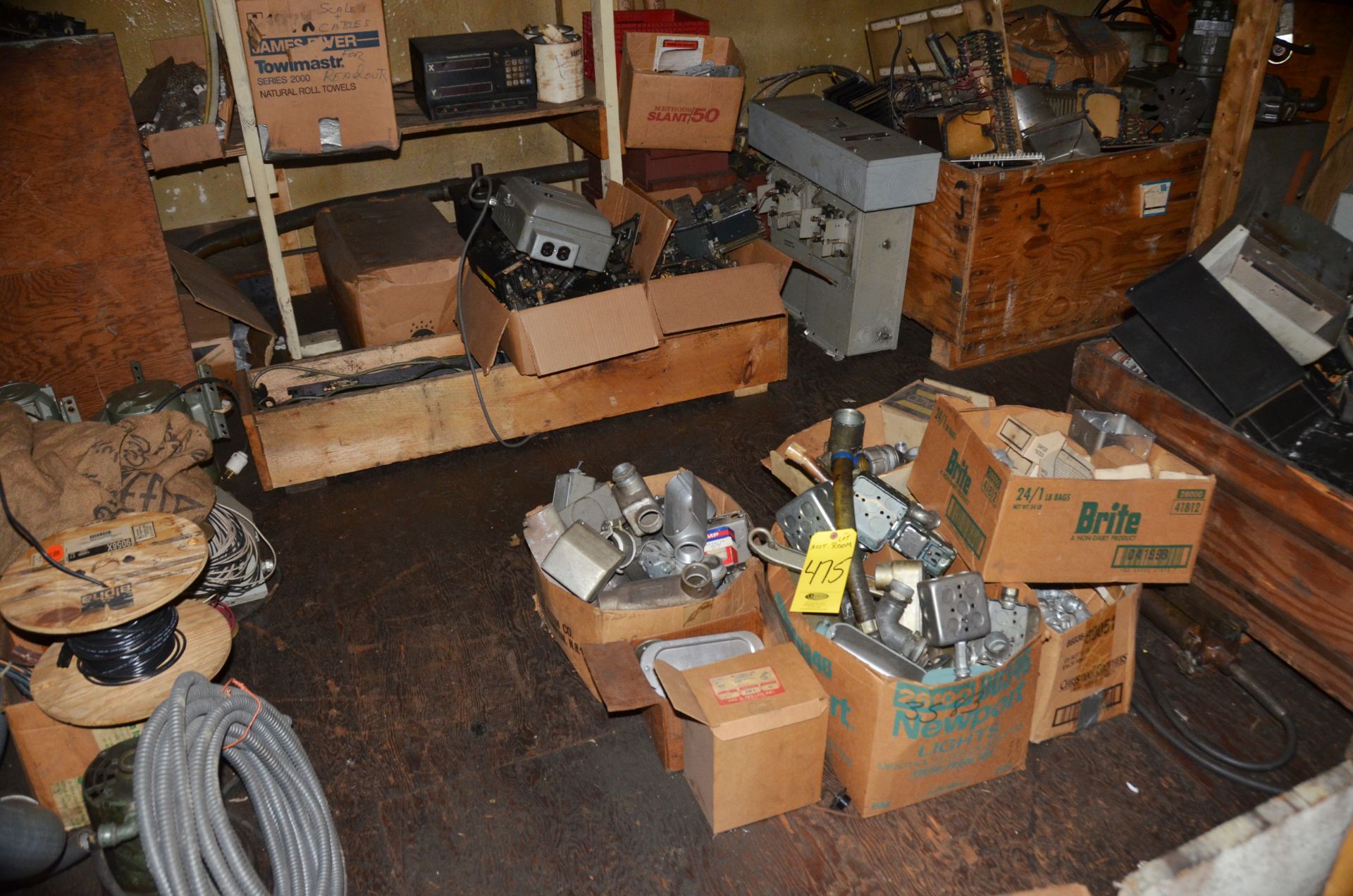 MISC. ELECTRICAL FITTINGS, SUPPLIES, WIRES & MOTORS & PARTS