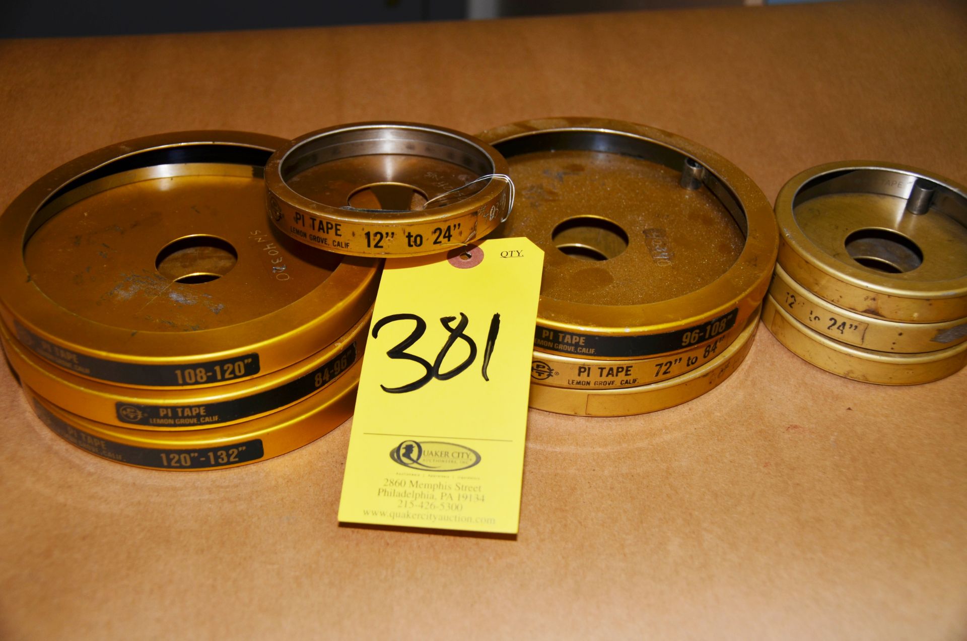 (10) P1-TAPE DIAMETER TAPES TO 11 FEET