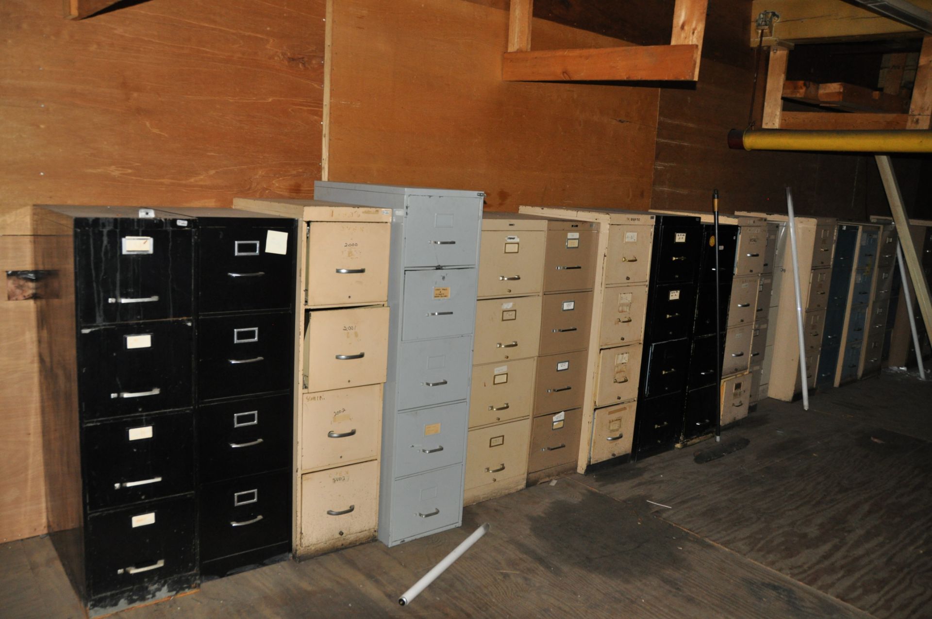 METAL FILE CABINETS ONLY FROM UPSTAIRS ROOM AREA