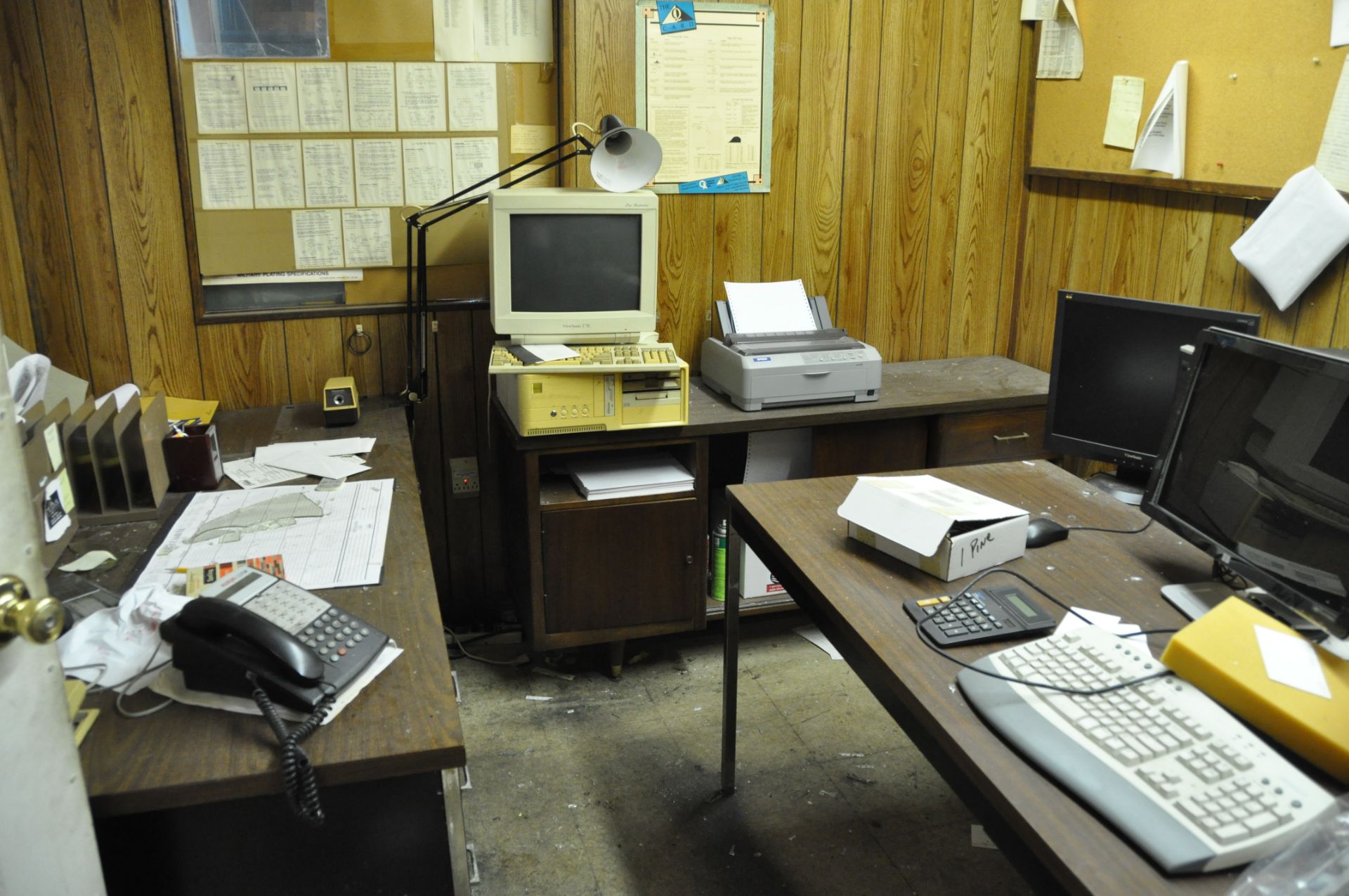 OFFICE CONTENTS, (DESKS, BOOKCASES, CABINETS, TABLE, CHAIRS - Image 2 of 2