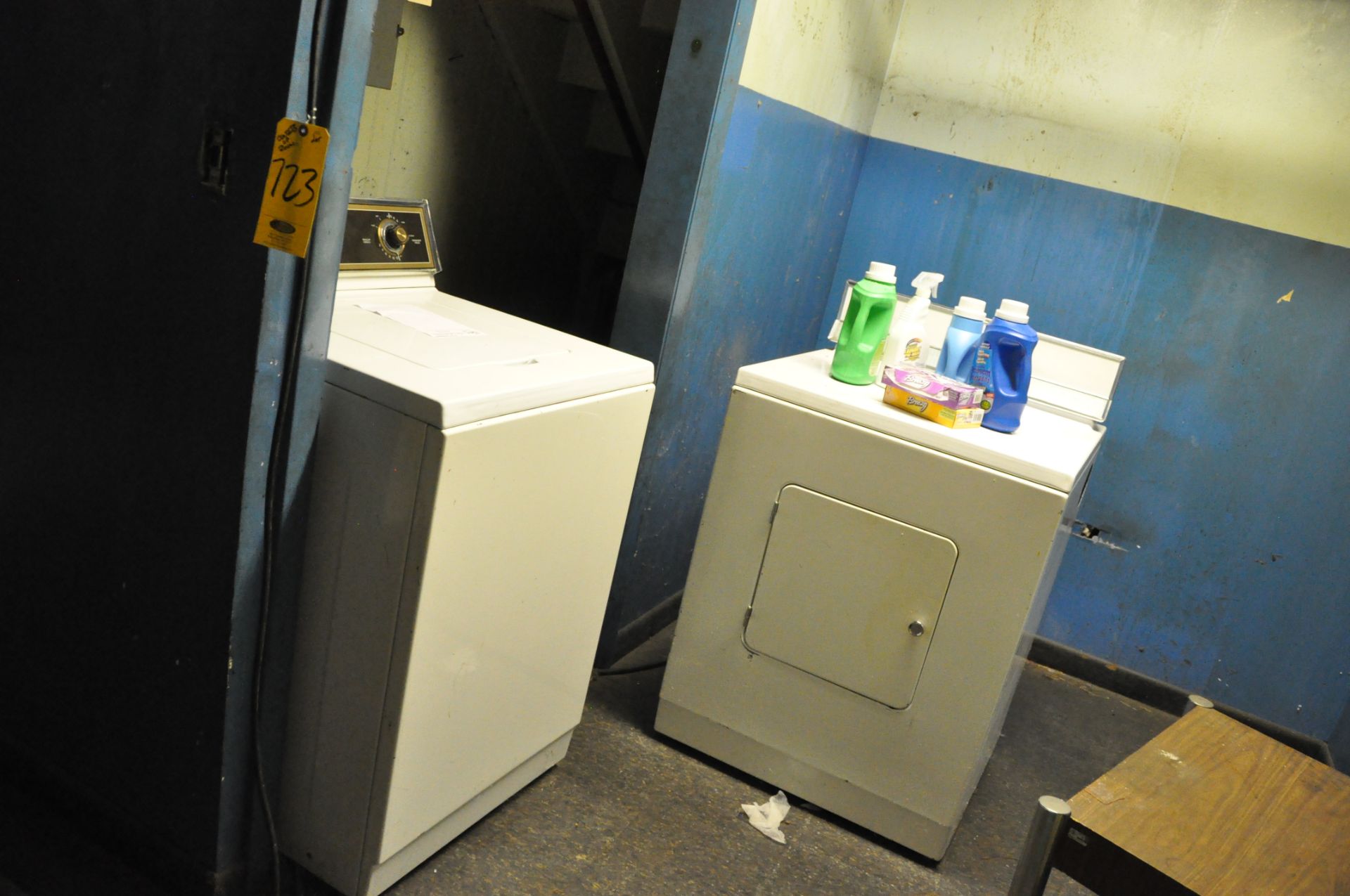 CONTENTS IN LAUNDRY ROOM: (1) WASHING MACHINE, (2) CLOTHES DRYERS AND METAL LOCKERS - Image 2 of 4