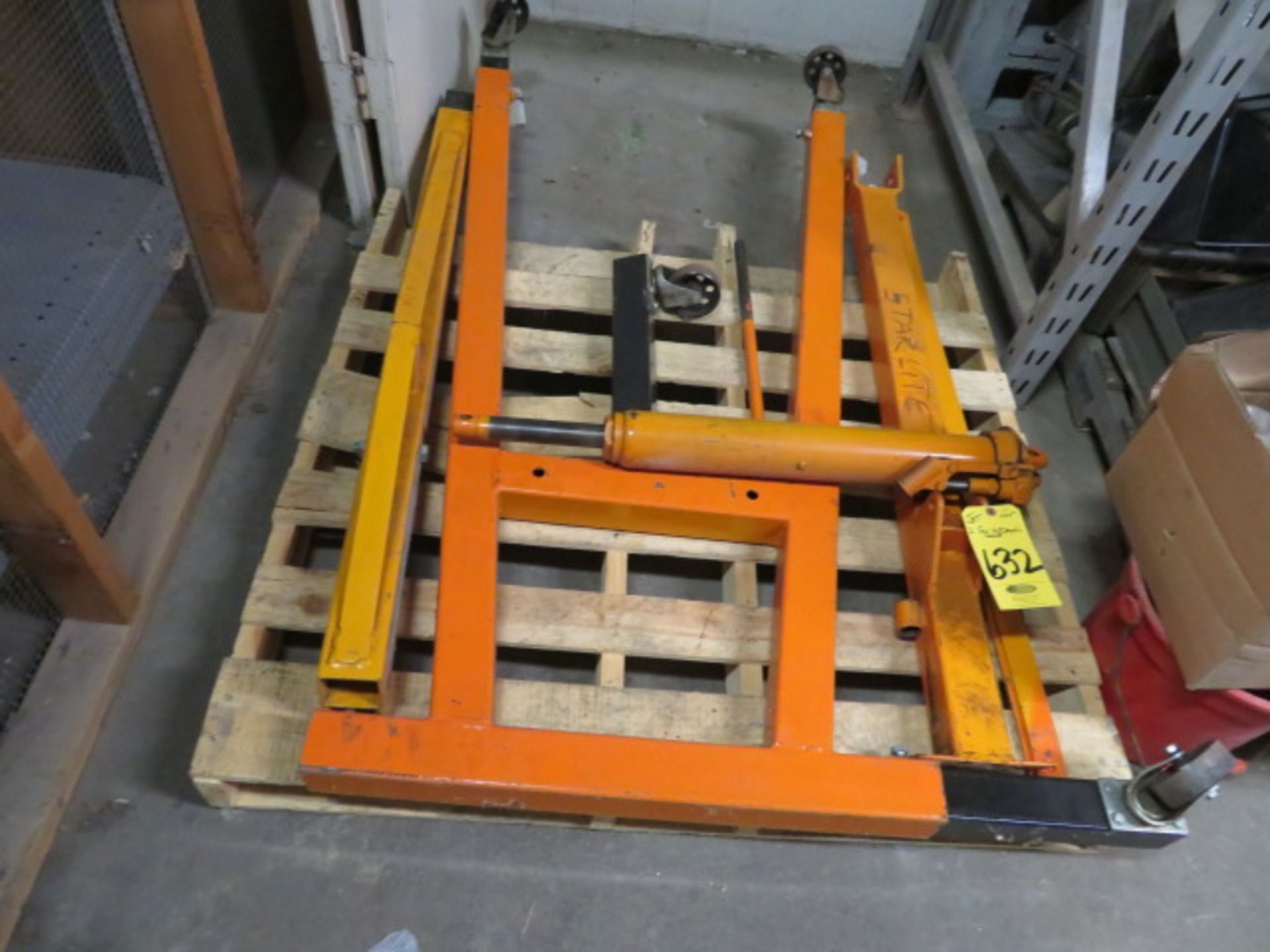 JET 2TON HYDRAULIC SHOP CRANE (DISASSEMBLED)