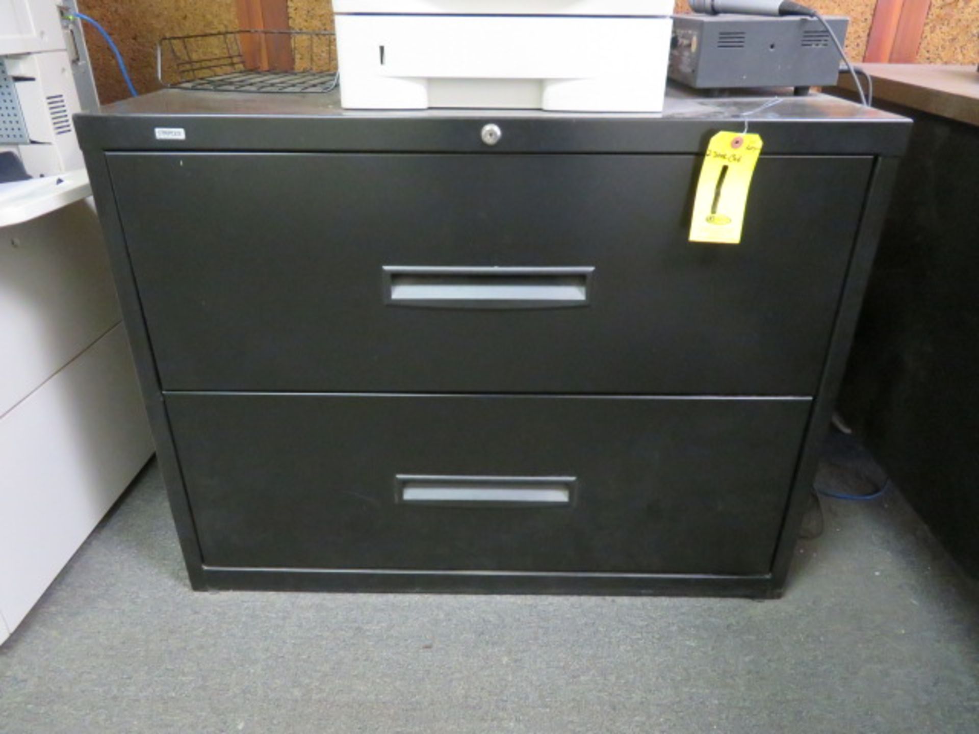 2-DR 36" BLACK LATERAL FILE