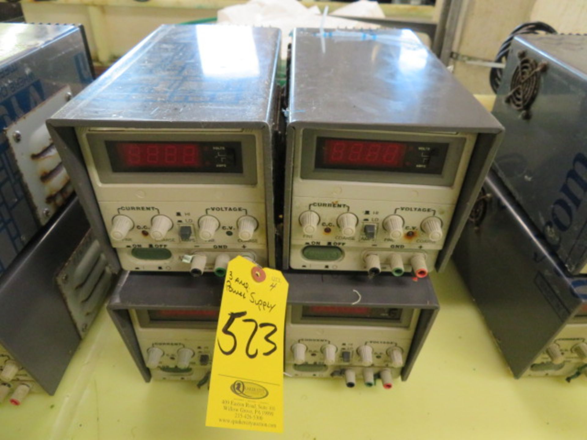 (4) 3AMP POWER SUPPLIES