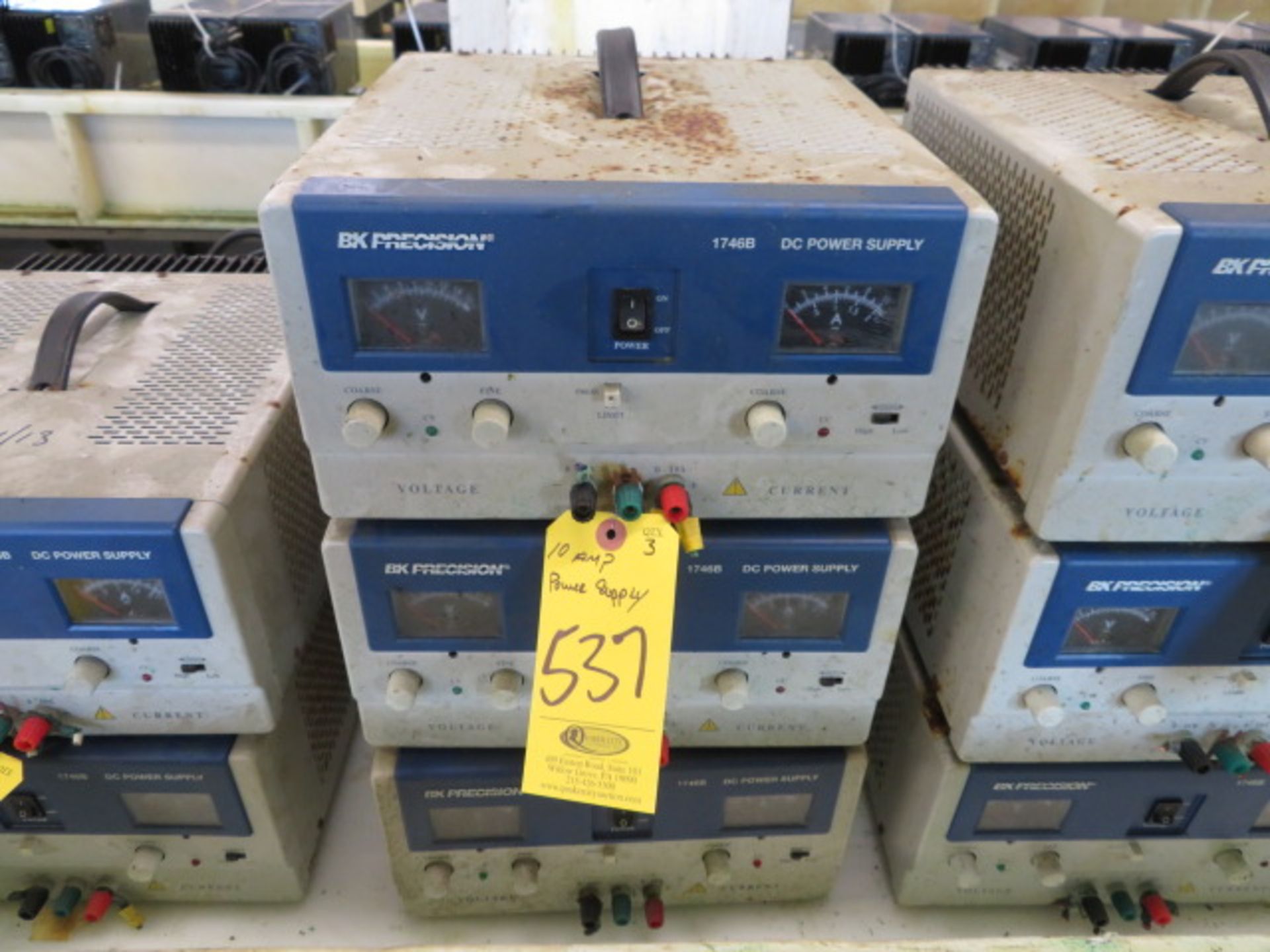 (3) BK PRECISION 10AMP POWER SUPPLIES