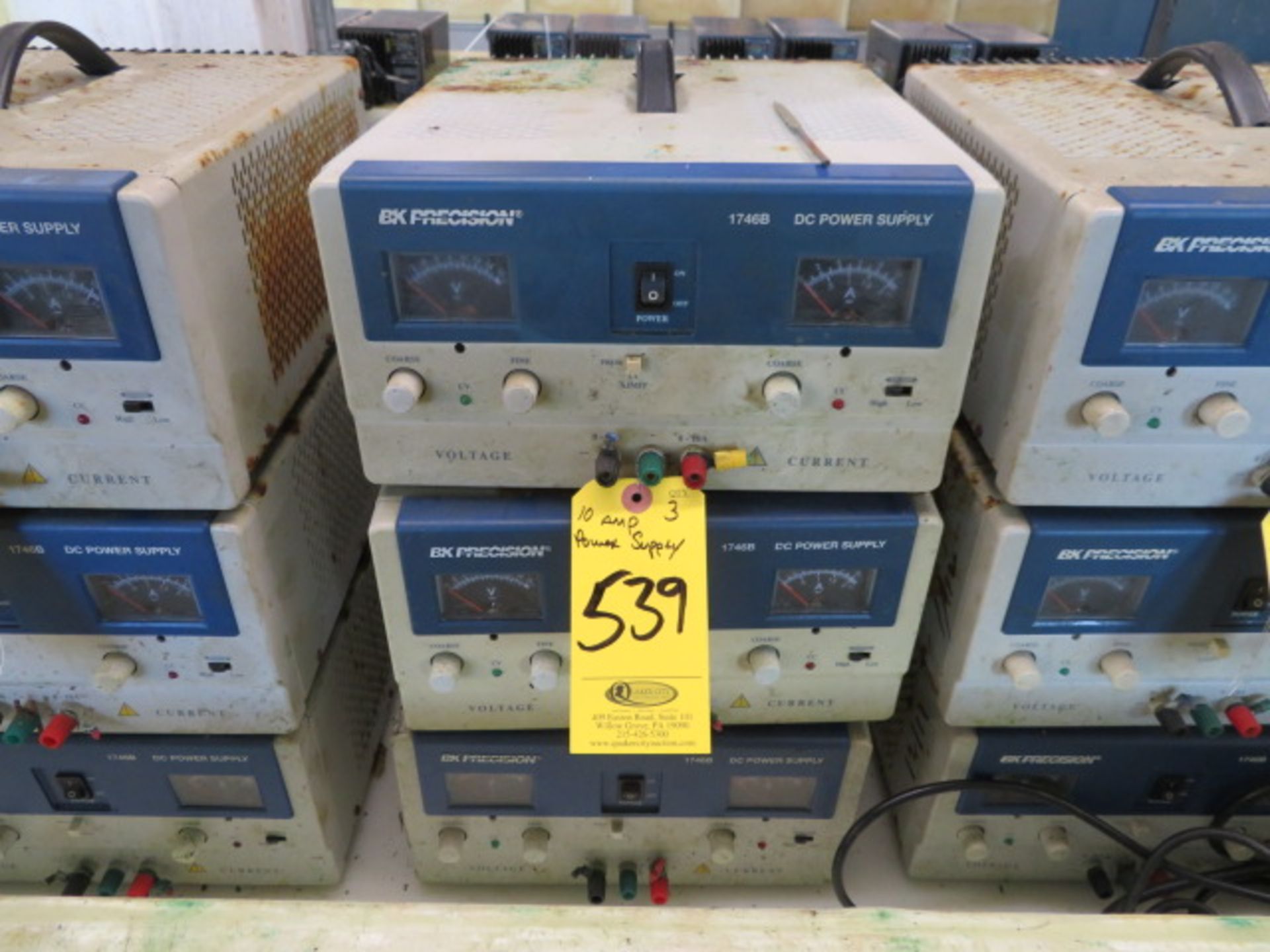 (3) BK PRECISION 10AMP POWER SUPPLIES