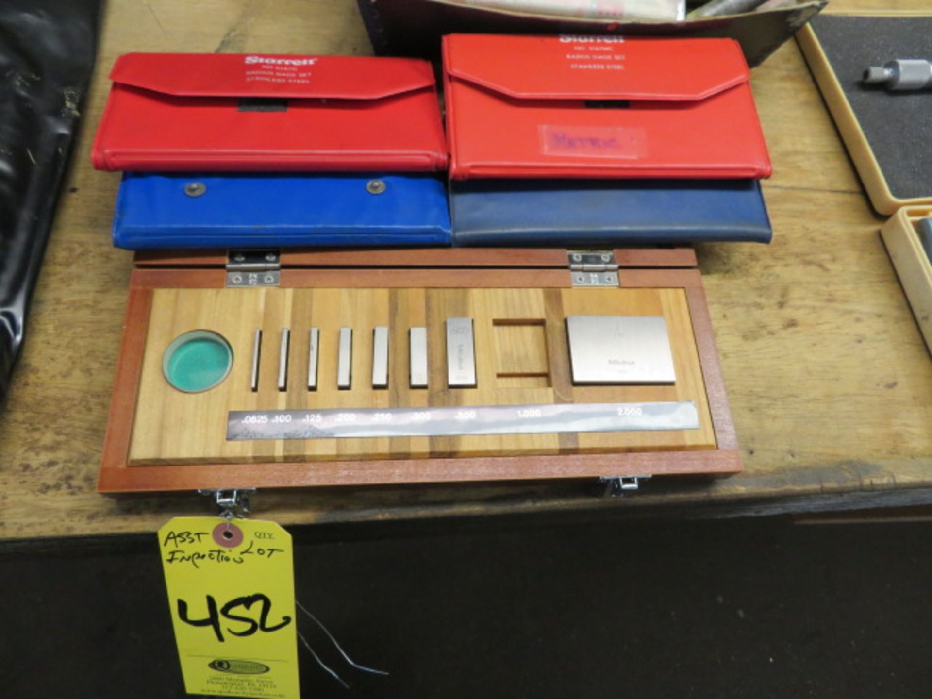 ASSORTED GAGE BLOCK & RADIUS GAGE SETS