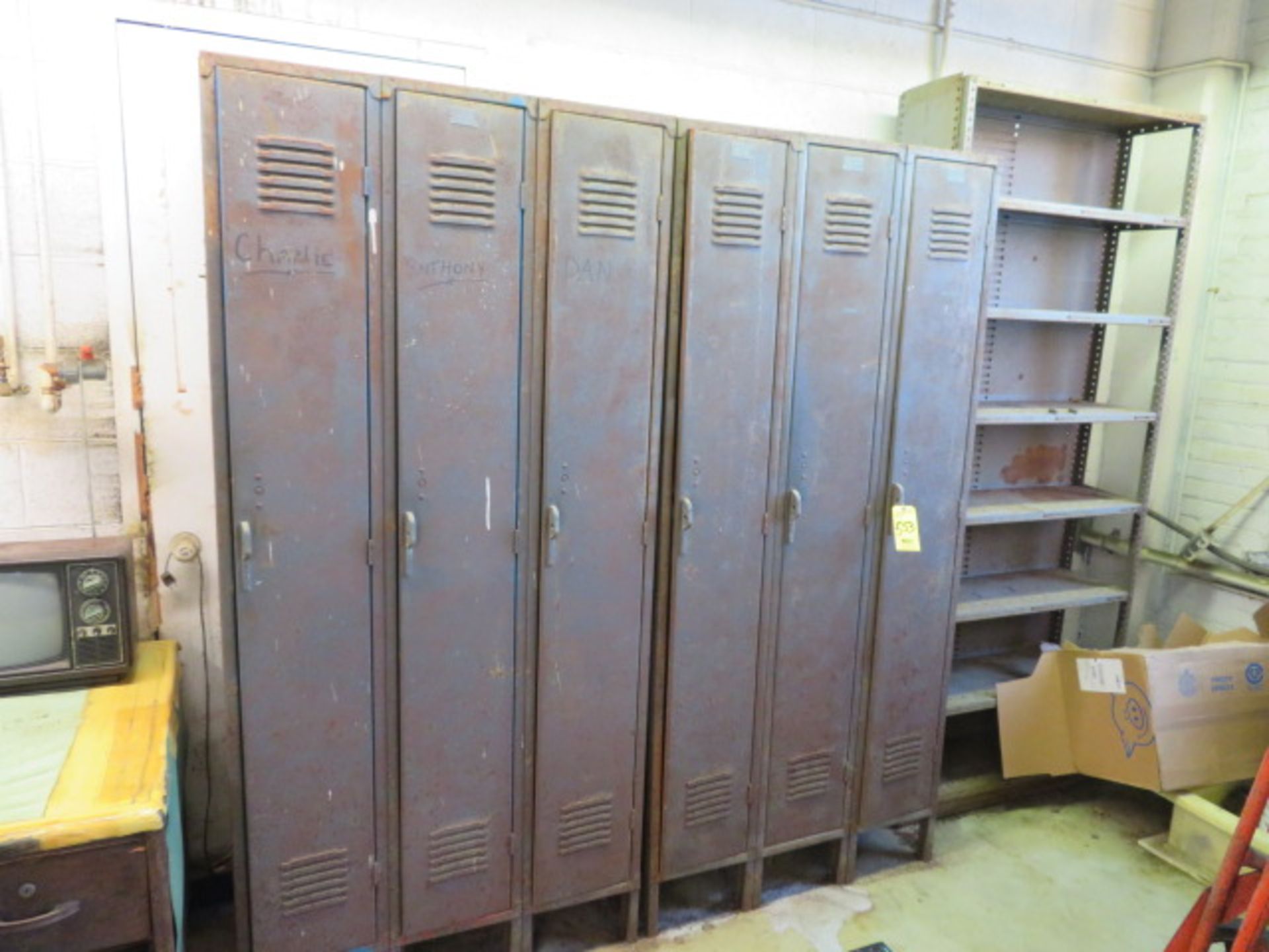 ASSORTED SINGLE DOOR LOCKERS