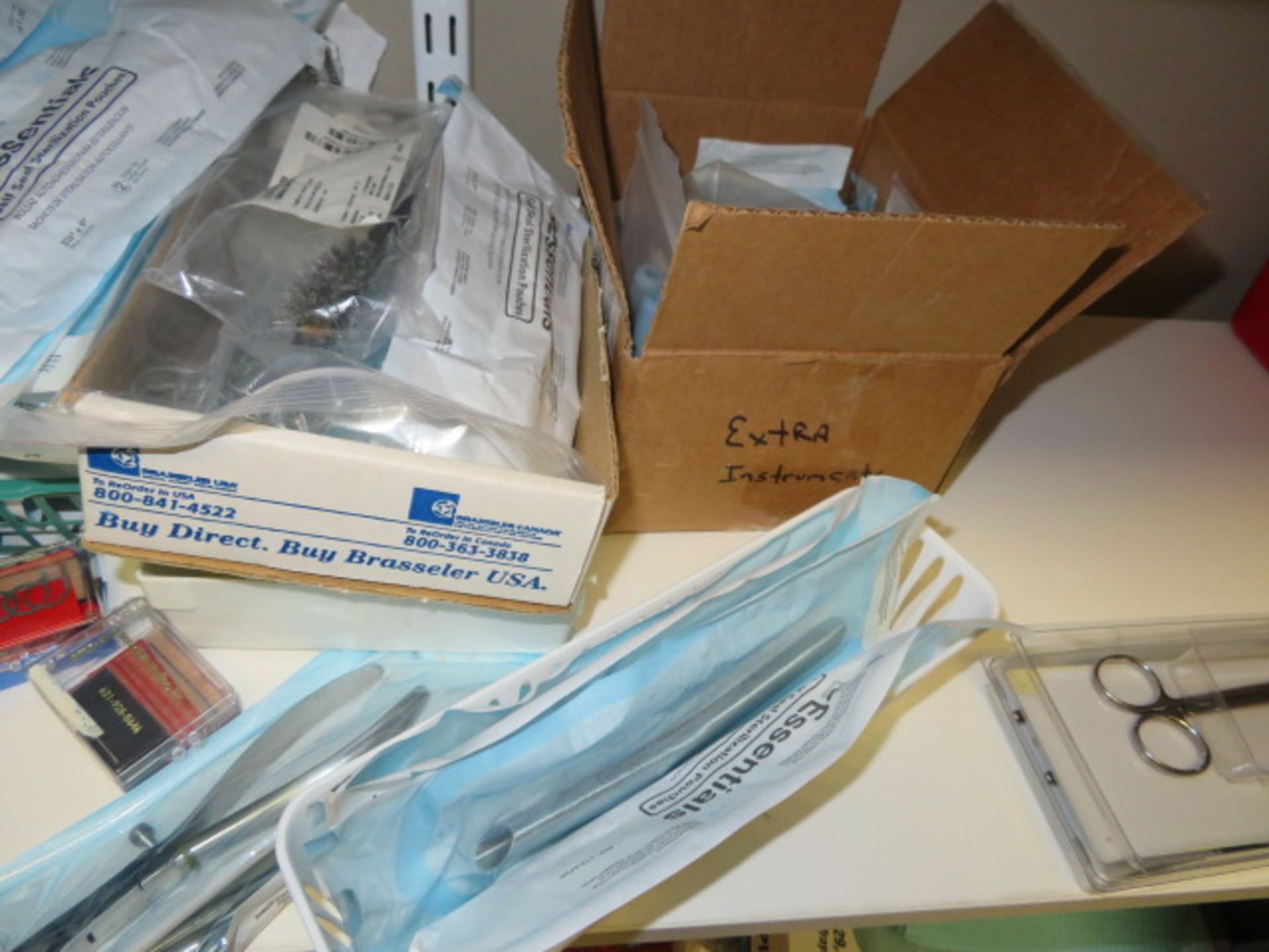 LARGE QTY DENTAL INSTRUMENTS, SPECIFIC OPERATORY PROCEDURE TRAYS, ASSORTED IMPRESSION MATERIAL... - Image 11 of 14