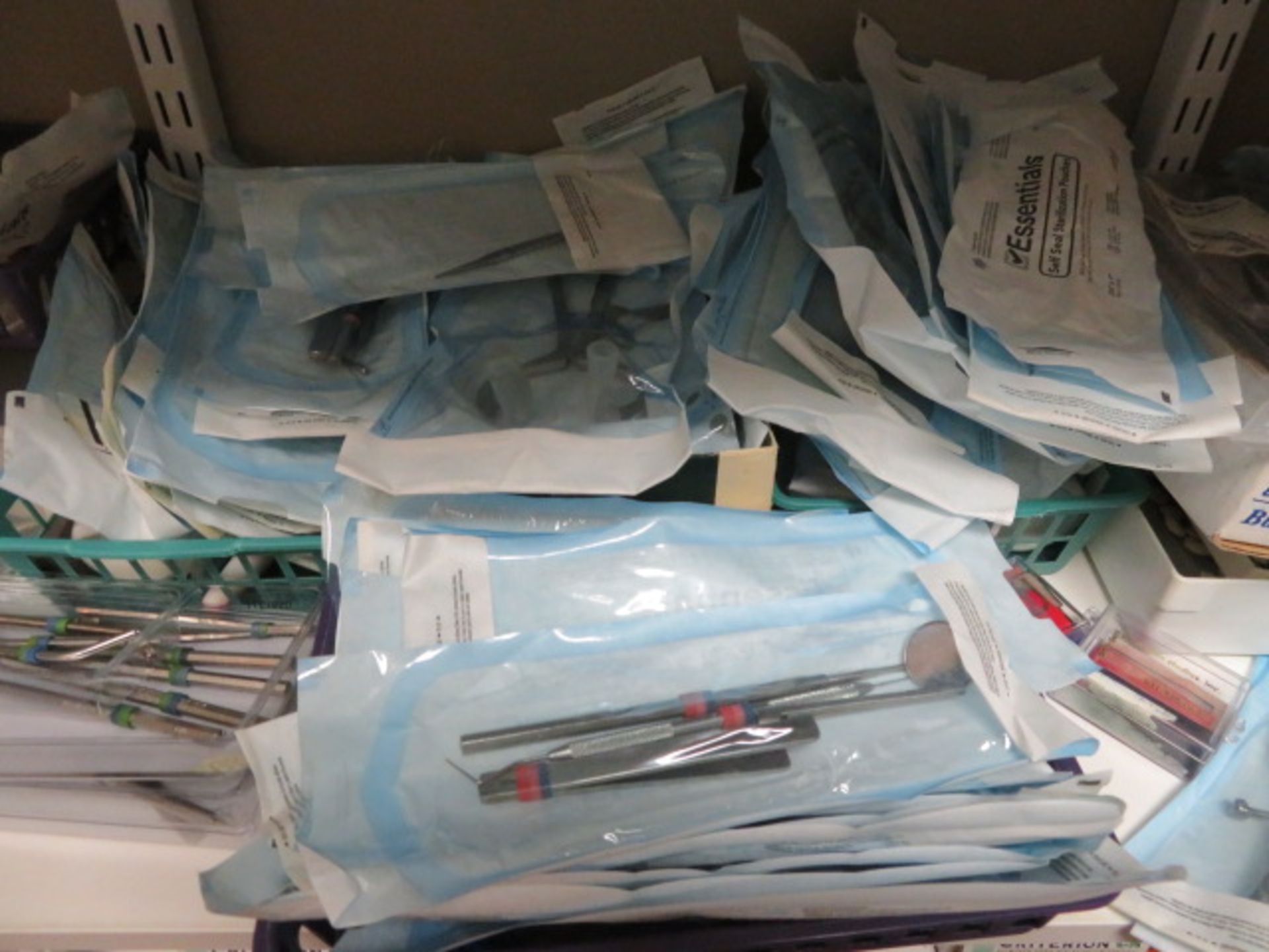 LARGE QTY DENTAL INSTRUMENTS, SPECIFIC OPERATORY PROCEDURE TRAYS, ASSORTED IMPRESSION MATERIAL... - Image 9 of 14