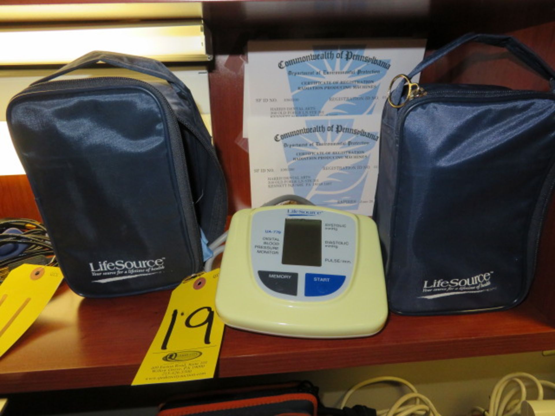 (2) LIFE SOURCE AUTOMATIC BLOOD PRESSURE KIT