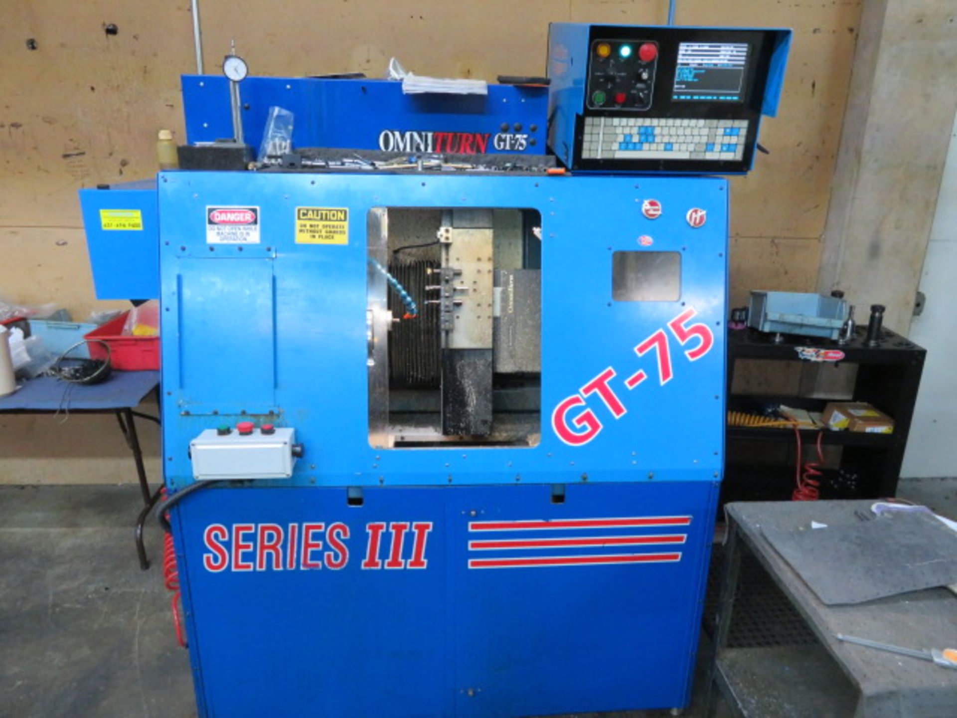 OMNI GT-75 SERIES III CNC GANG TOOL LATHE, S/N 4267G35AHMRB… - Image 4 of 4